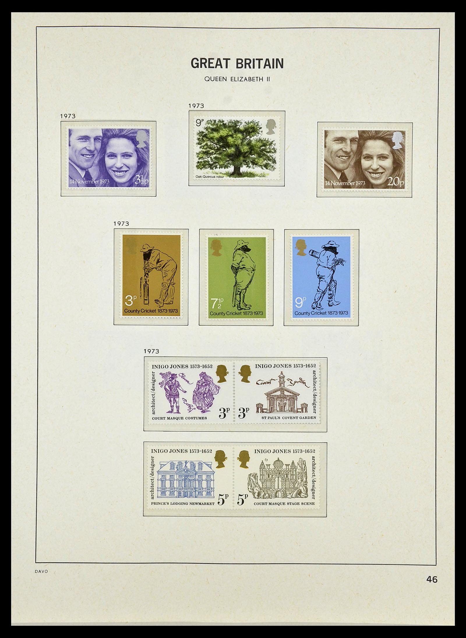 34419 085 - Postzegelverzameling 34419 Engeland 1841-1985.