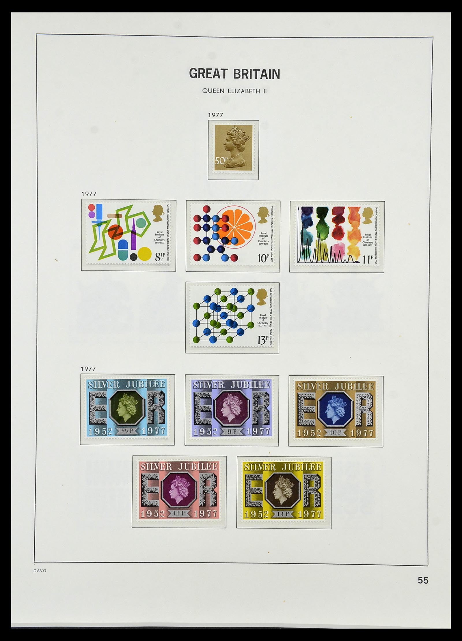 34419 095 - Postzegelverzameling 34419 Engeland 1841-1985.