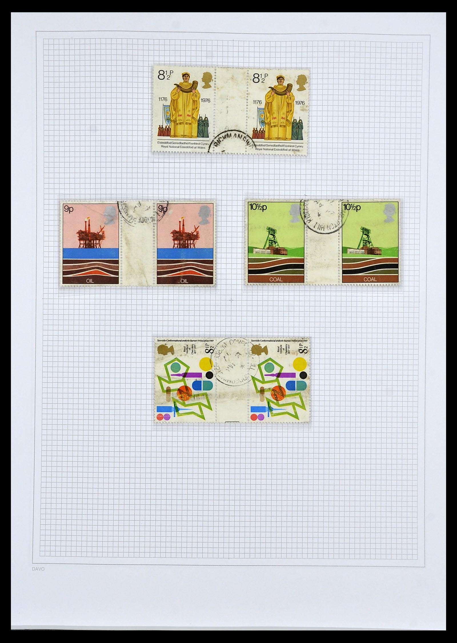 34419 098 - Postzegelverzameling 34419 Engeland 1841-1985.