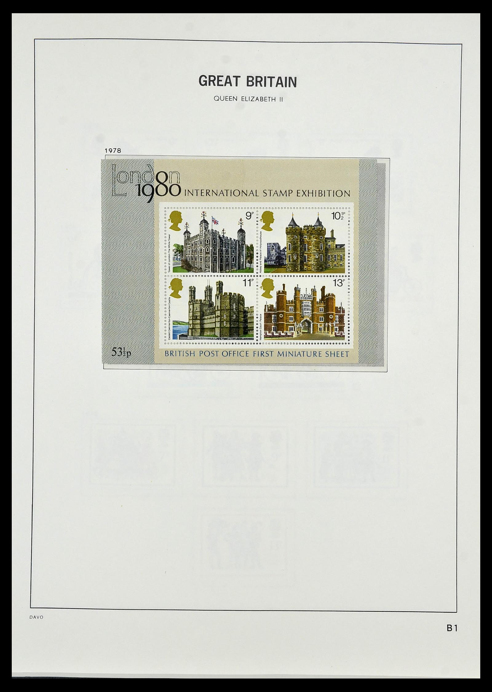 34419 099 - Postzegelverzameling 34419 Engeland 1841-1985.