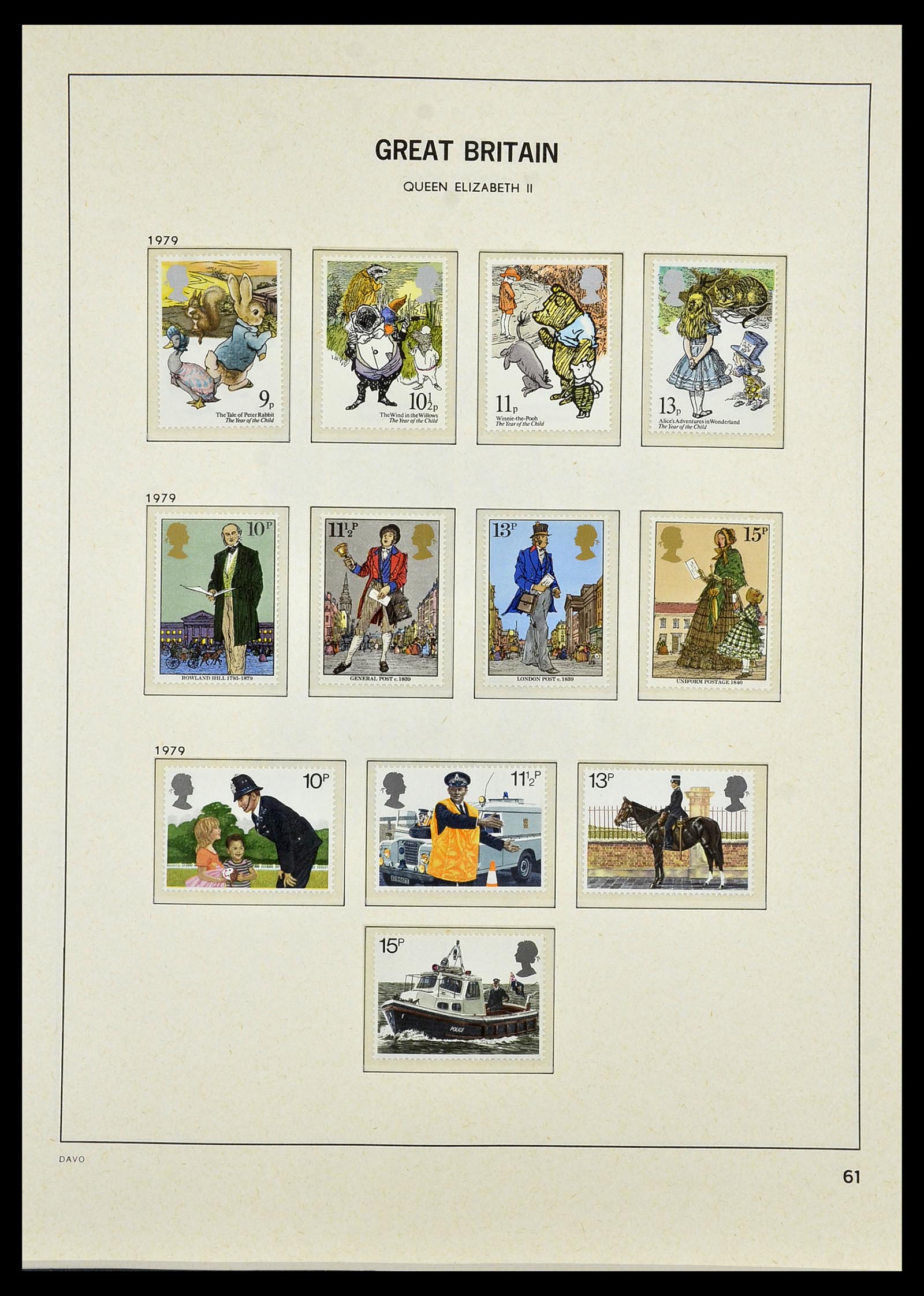 34419 103 - Postzegelverzameling 34419 Engeland 1841-1985.