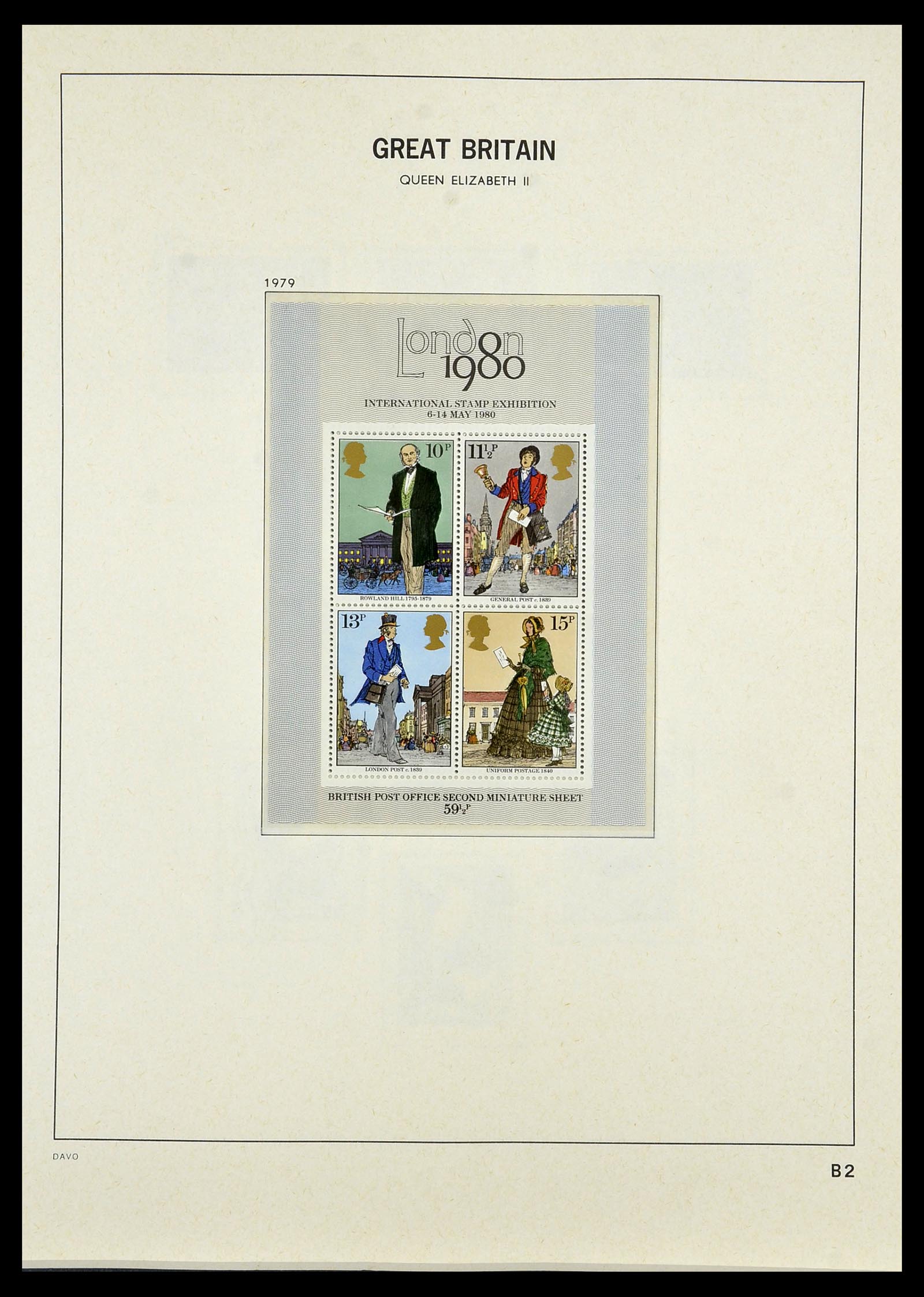 34419 104 - Postzegelverzameling 34419 Engeland 1841-1985.