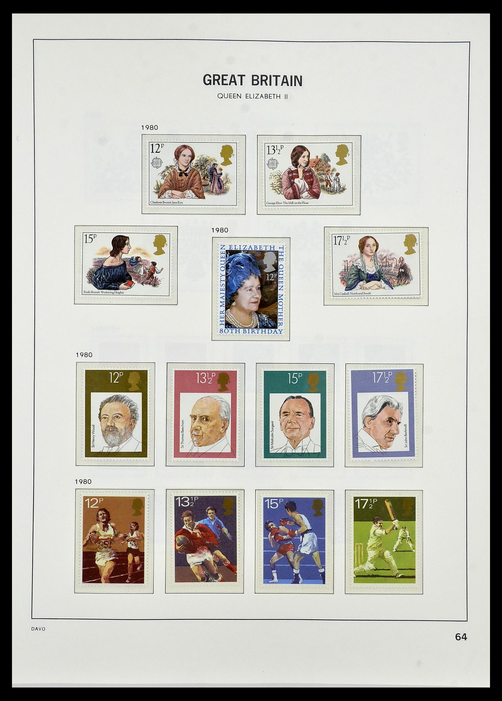 34419 108 - Stamp Collection 34419 Great Britain 1841-1985.