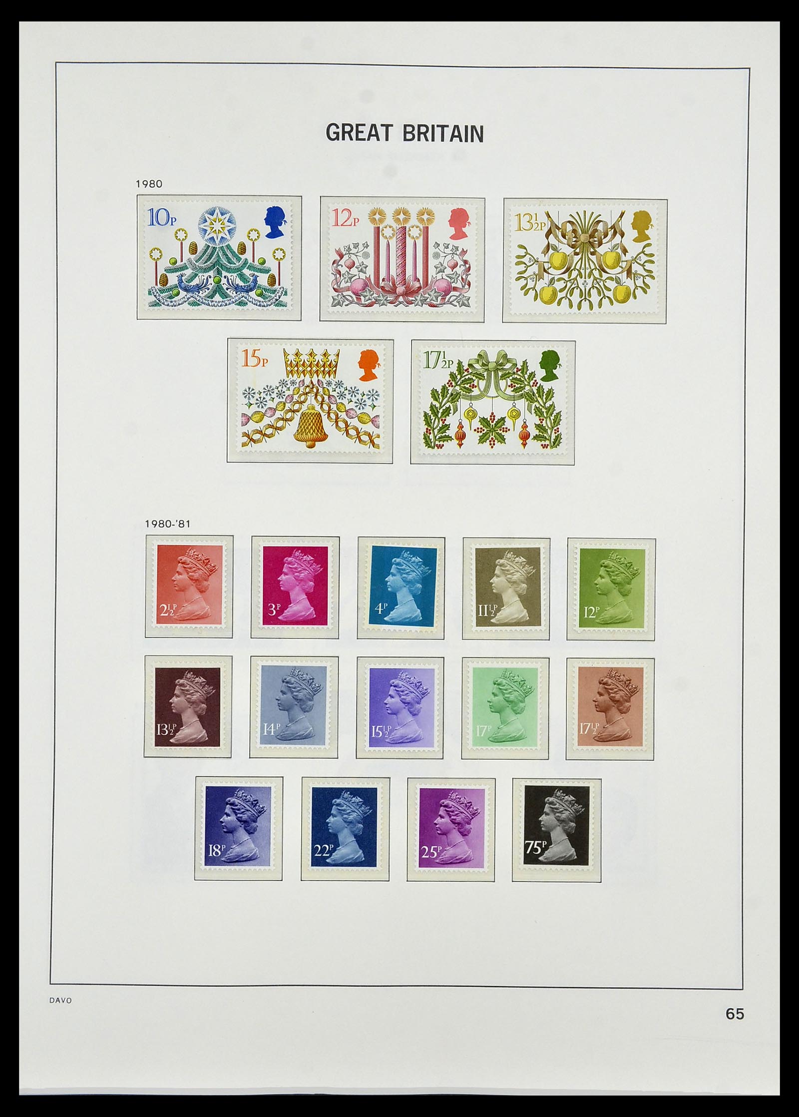 34419 109 - Stamp Collection 34419 Great Britain 1841-1985.