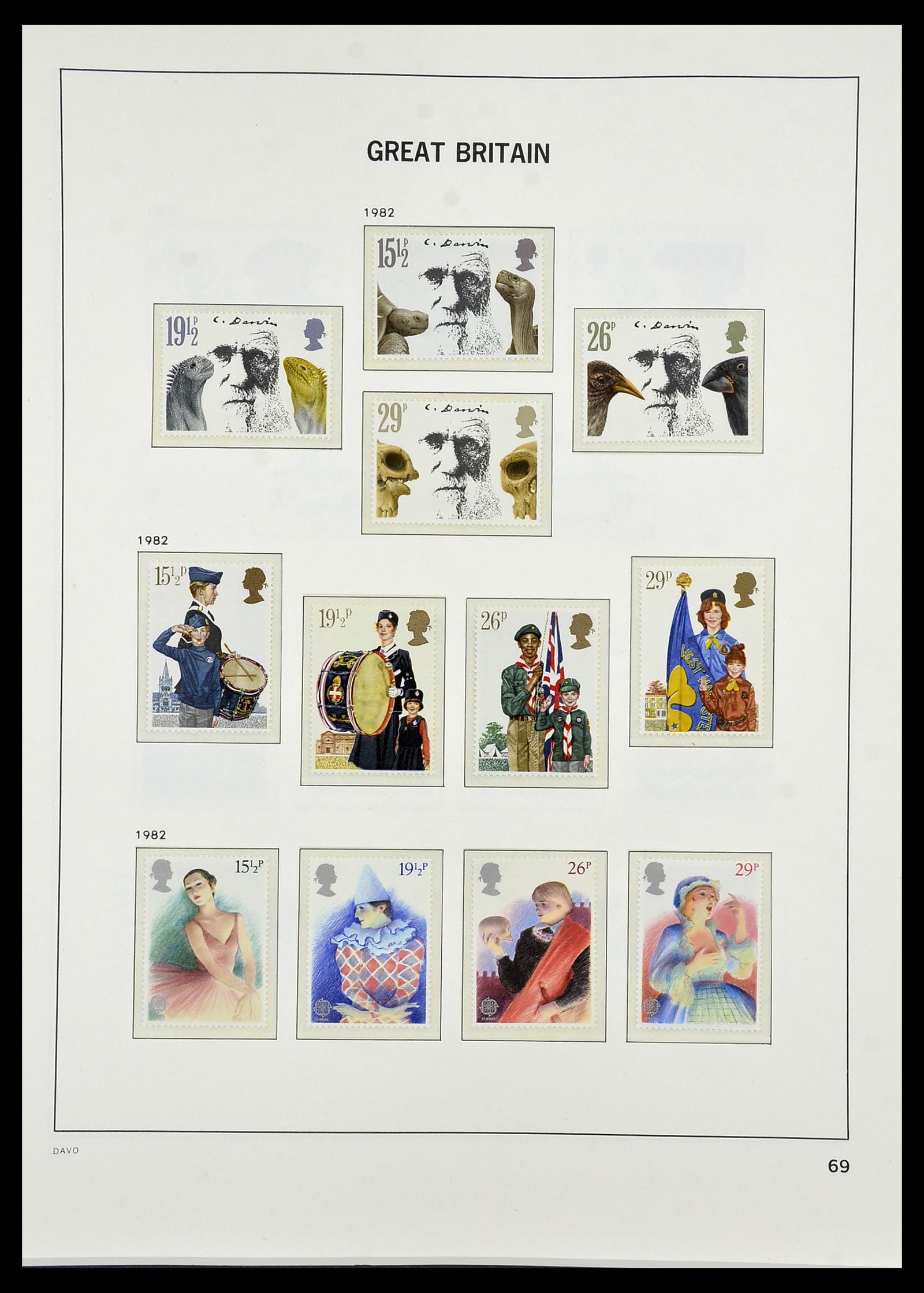 34419 114 - Postzegelverzameling 34419 Engeland 1841-1985.