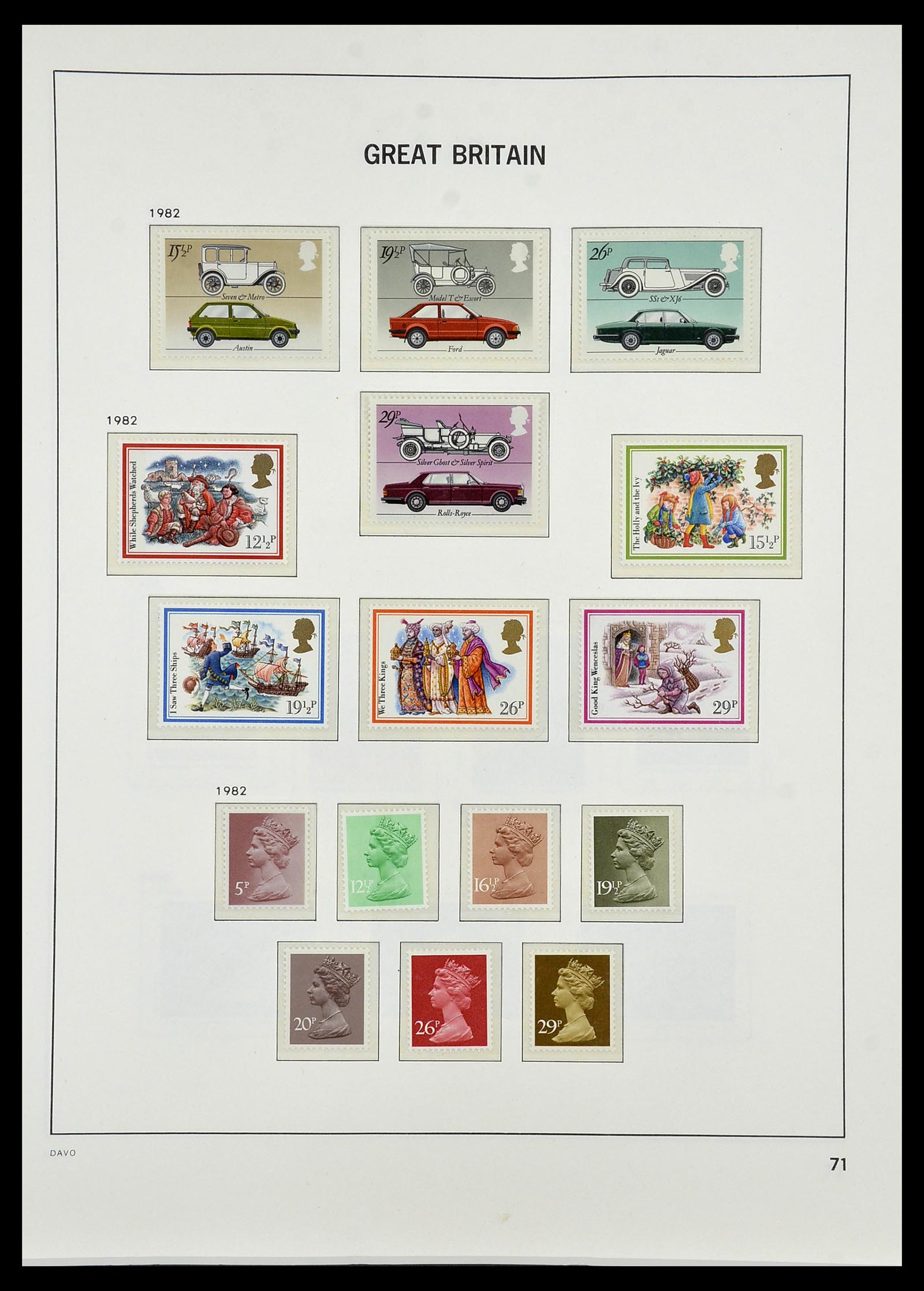 34419 116 - Postzegelverzameling 34419 Engeland 1841-1985.