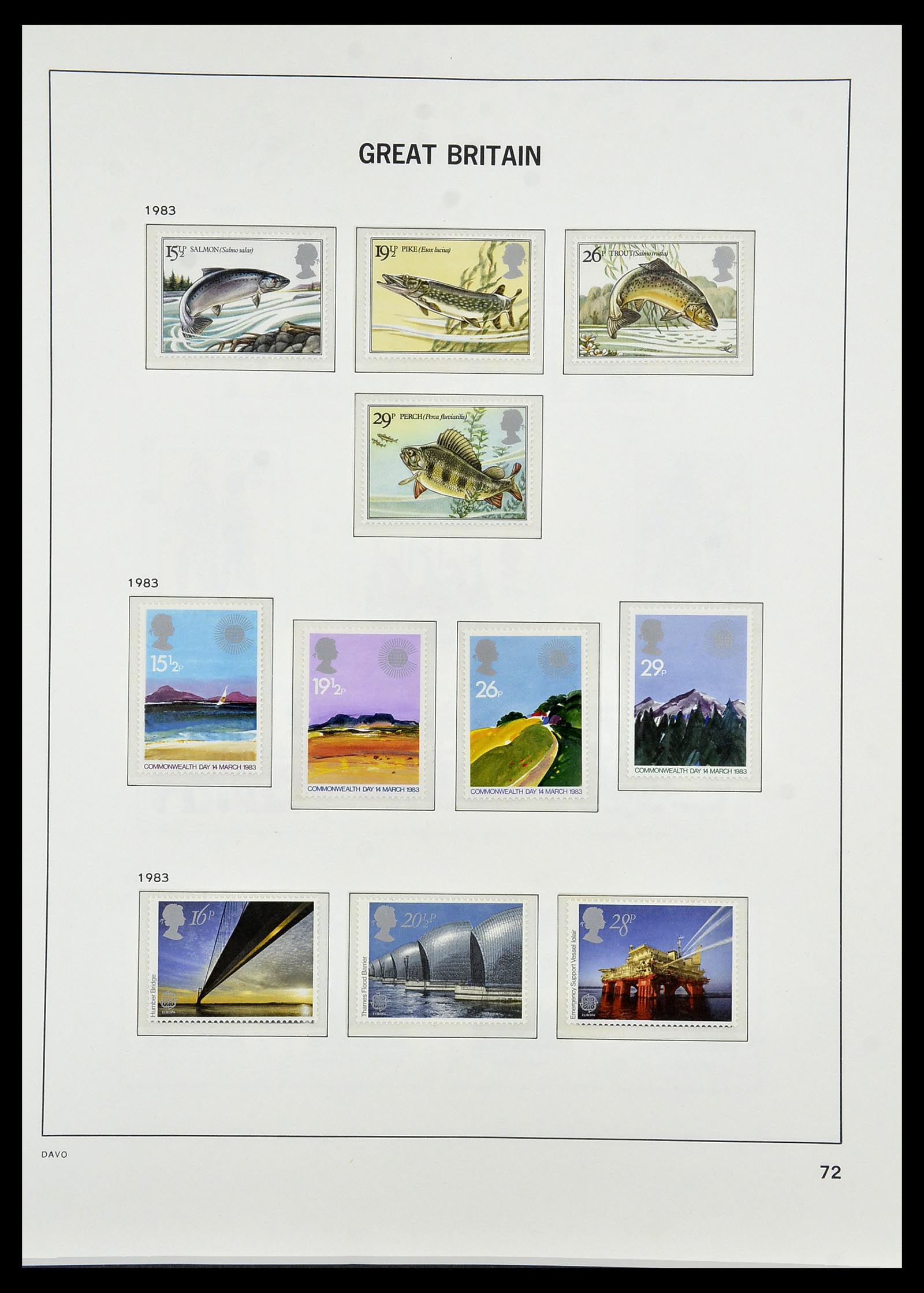 34419 117 - Postzegelverzameling 34419 Engeland 1841-1985.