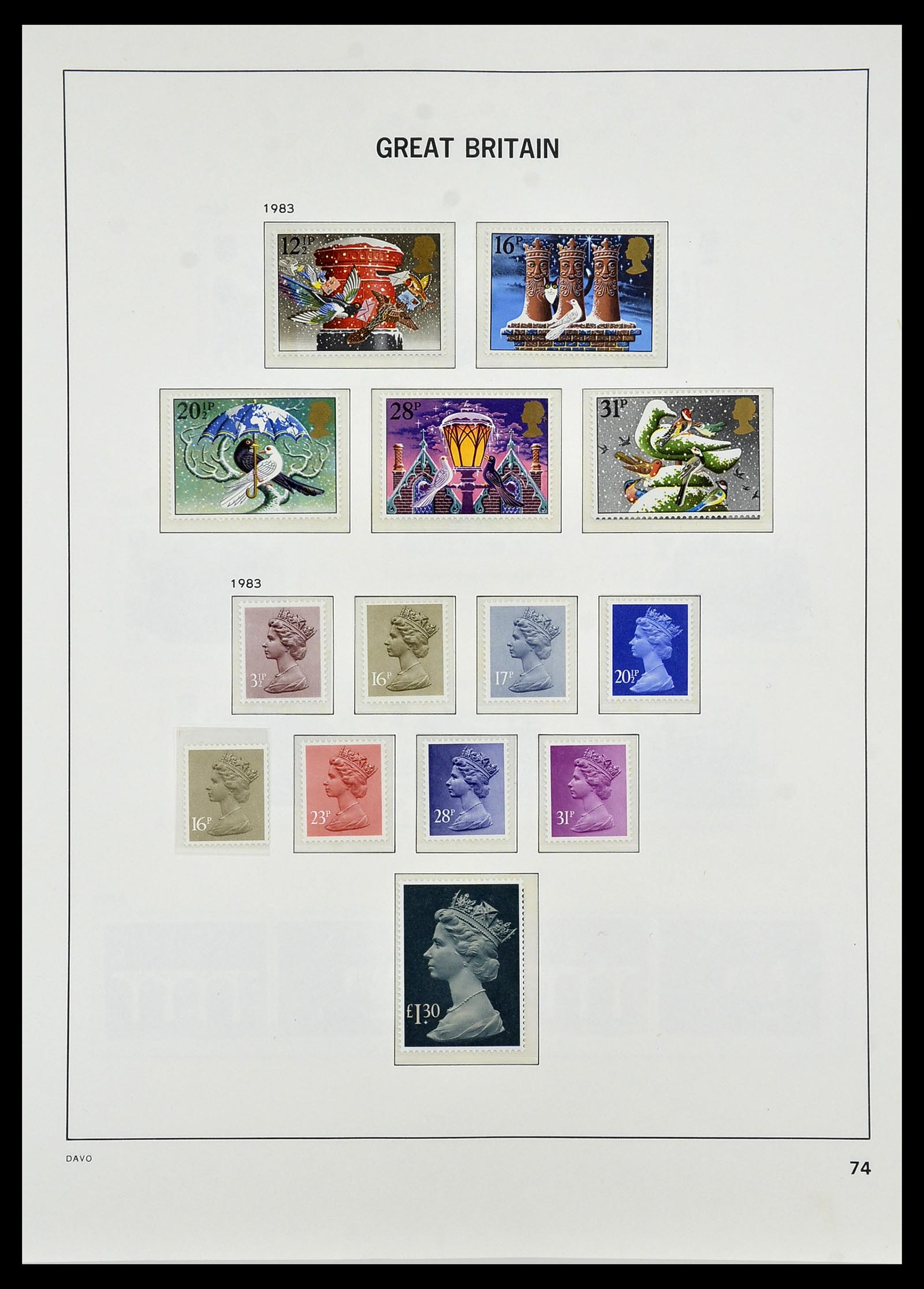 34419 119 - Stamp Collection 34419 Great Britain 1841-1985.