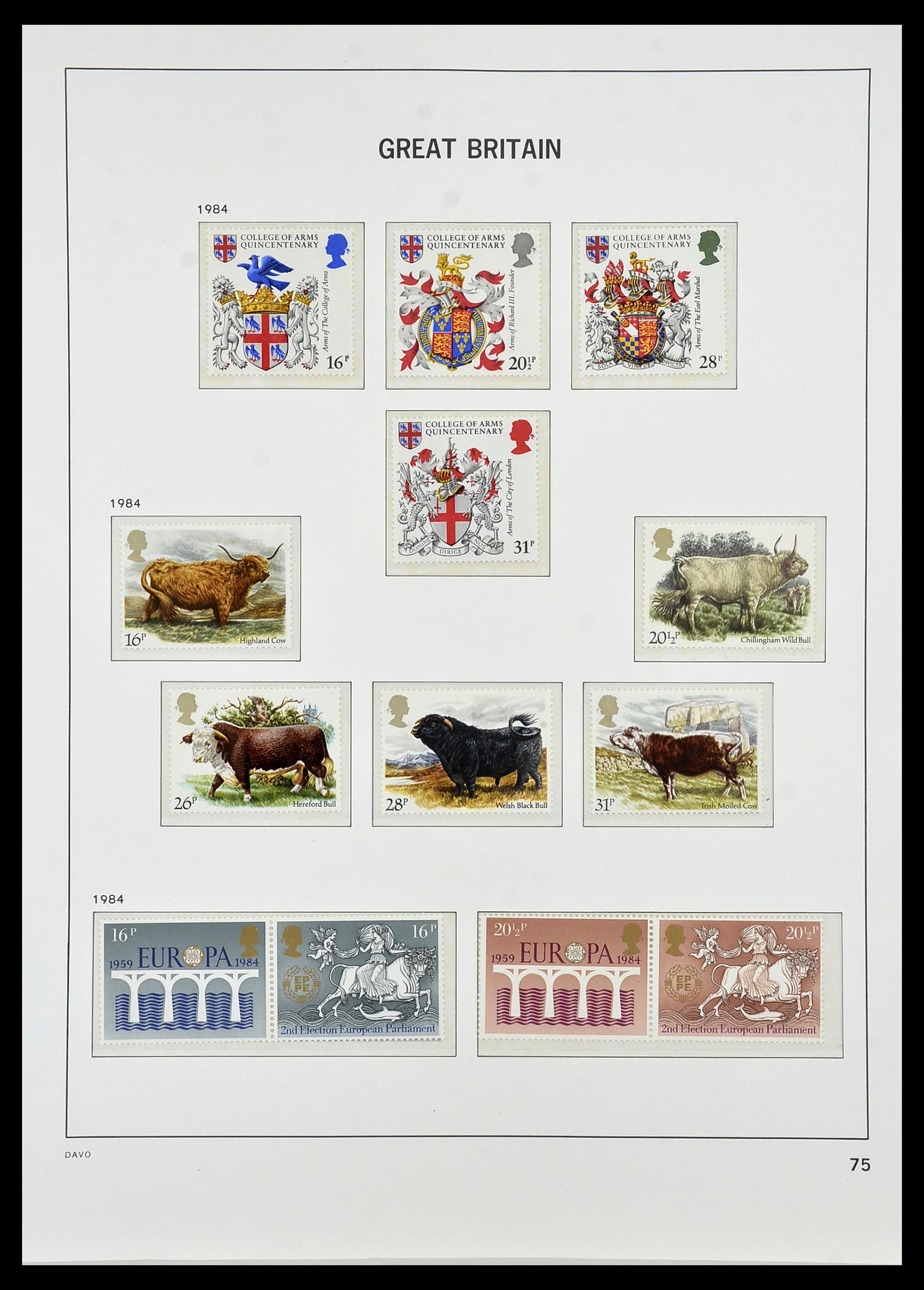 34419 120 - Stamp Collection 34419 Great Britain 1841-1985.
