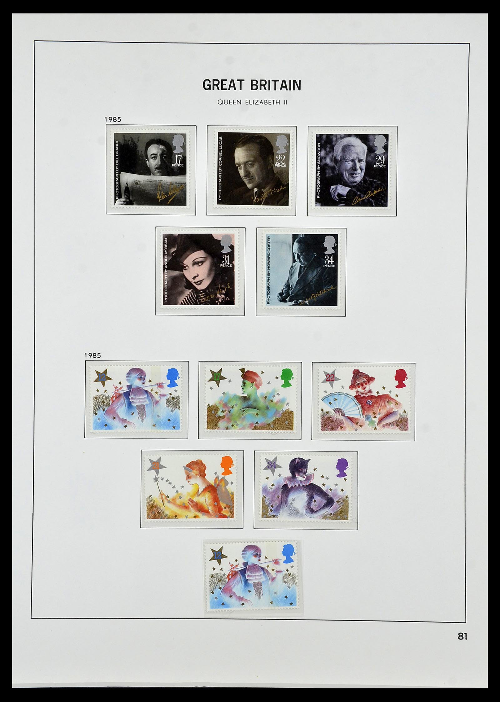 34419 126 - Postzegelverzameling 34419 Engeland 1841-1985.