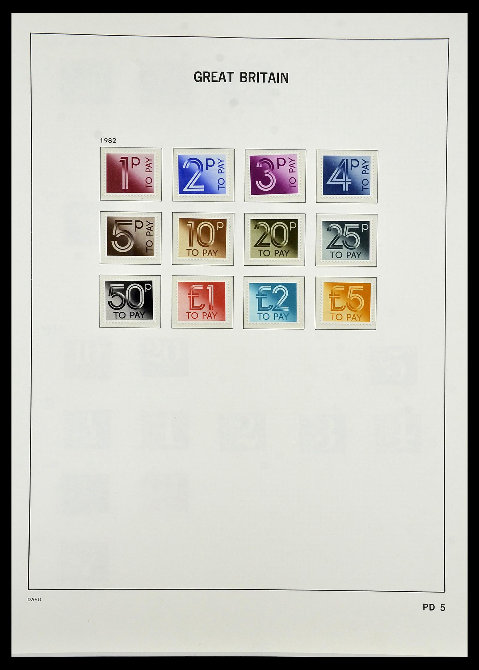34419 134 - Stamp Collection 34419 Great Britain 1841-1985.