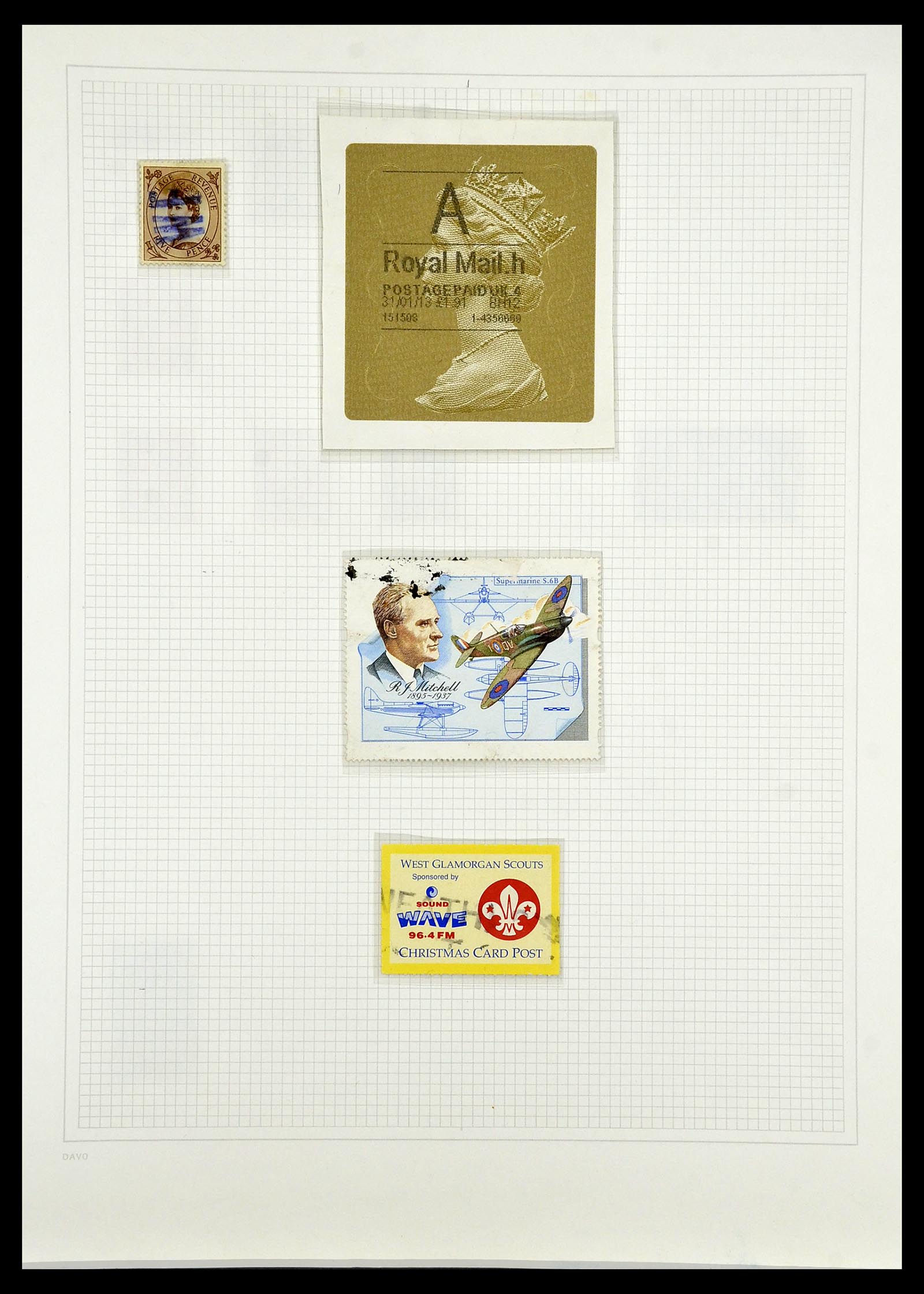 34419 137 - Postzegelverzameling 34419 Engeland 1841-1985.