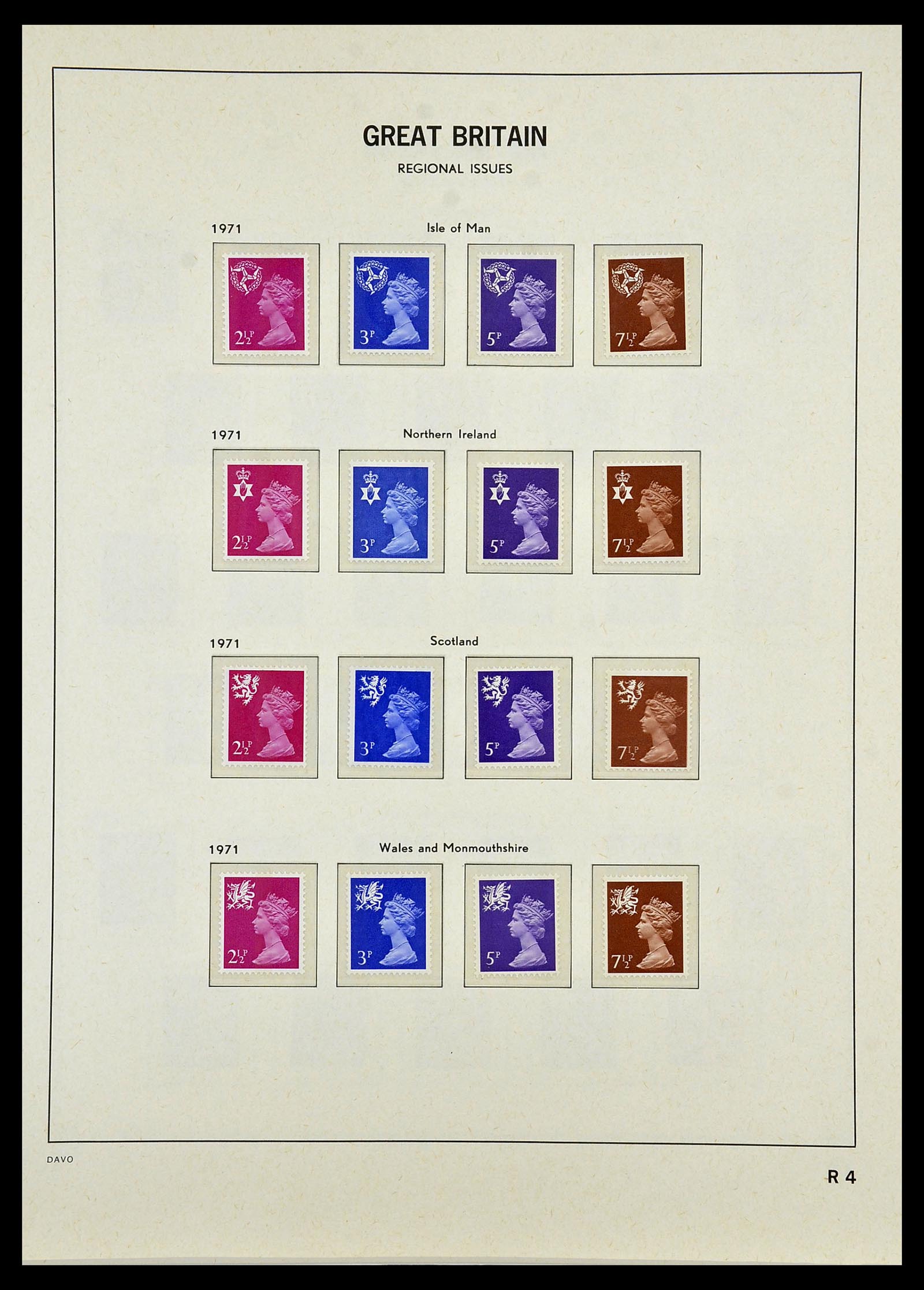 34419 140 - Postzegelverzameling 34419 Engeland 1841-1985.