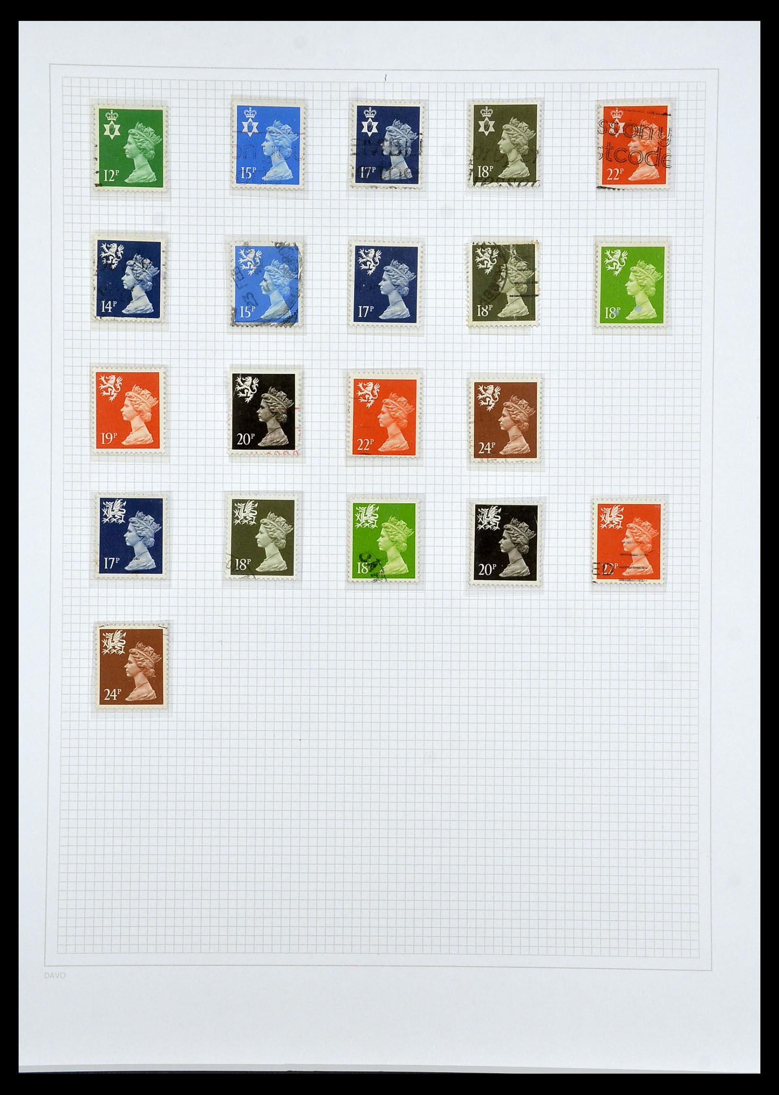 34419 146 - Stamp Collection 34419 Great Britain 1841-1985.
