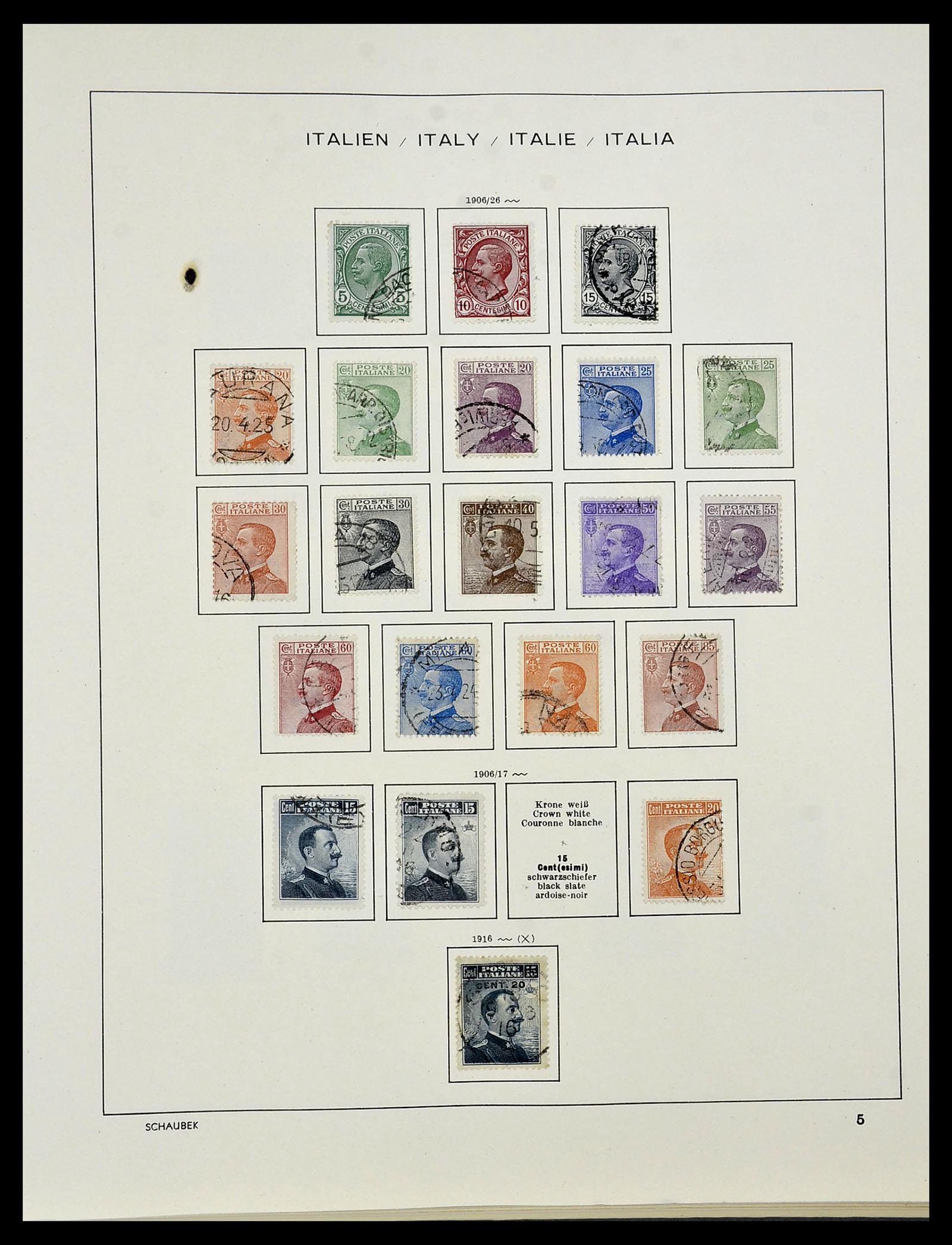 34420 006 - Postzegelverzameling 34420 Italië 1863-2001.