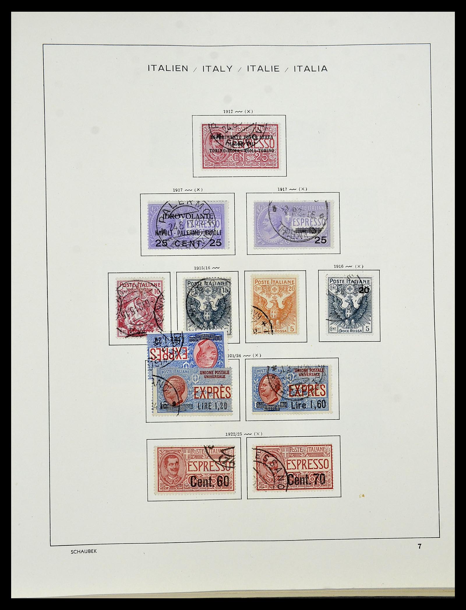 34420 009 - Postzegelverzameling 34420 Italië 1863-2001.