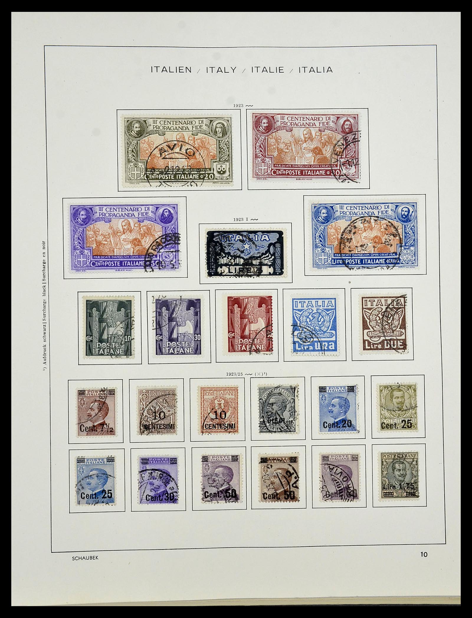 34420 012 - Stamp Collection 34420 Italy 1863-2001.