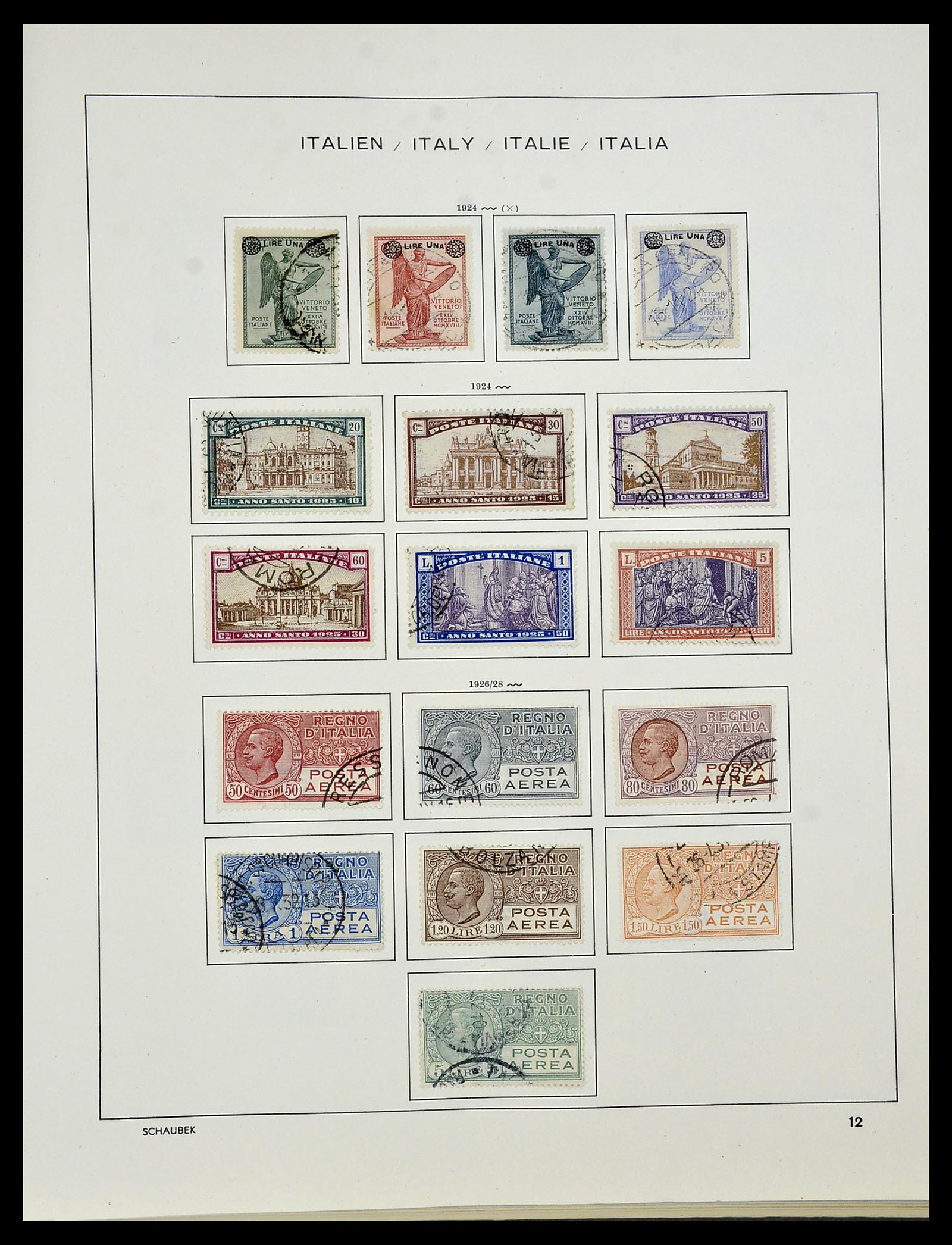 34420 014 - Postzegelverzameling 34420 Italië 1863-2001.