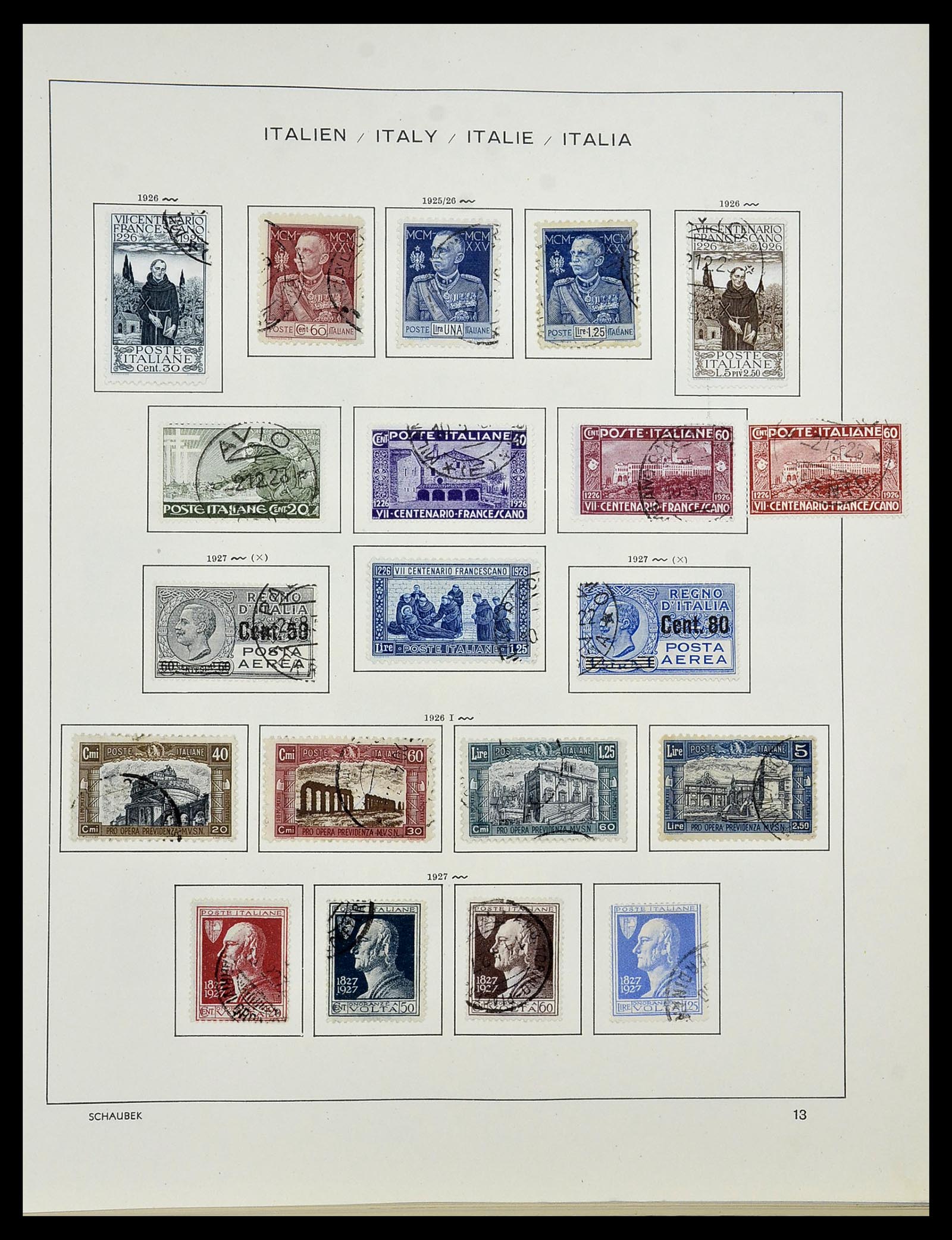 34420 015 - Postzegelverzameling 34420 Italië 1863-2001.