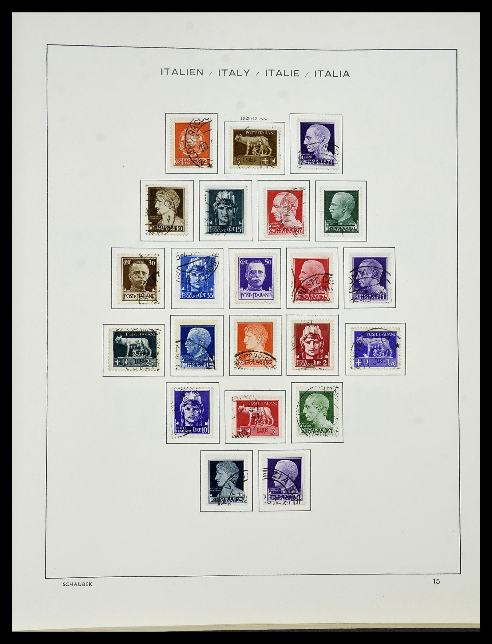 34420 017 - Postzegelverzameling 34420 Italië 1863-2001.