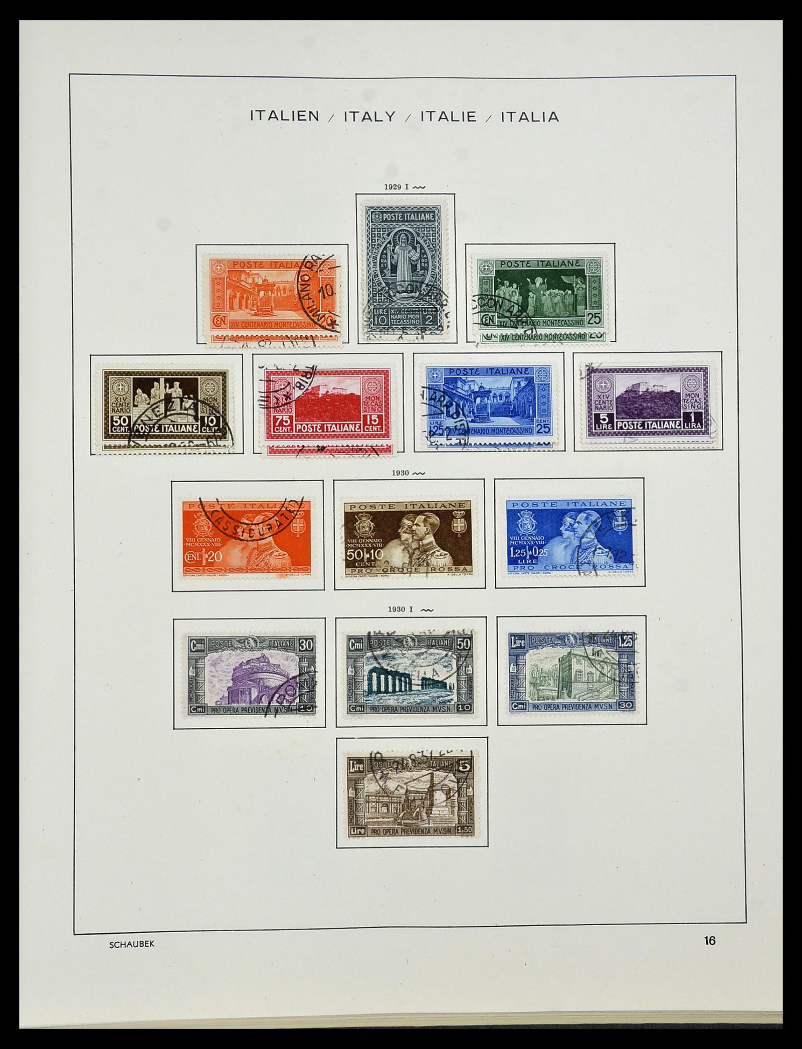 34420 018 - Postzegelverzameling 34420 Italië 1863-2001.