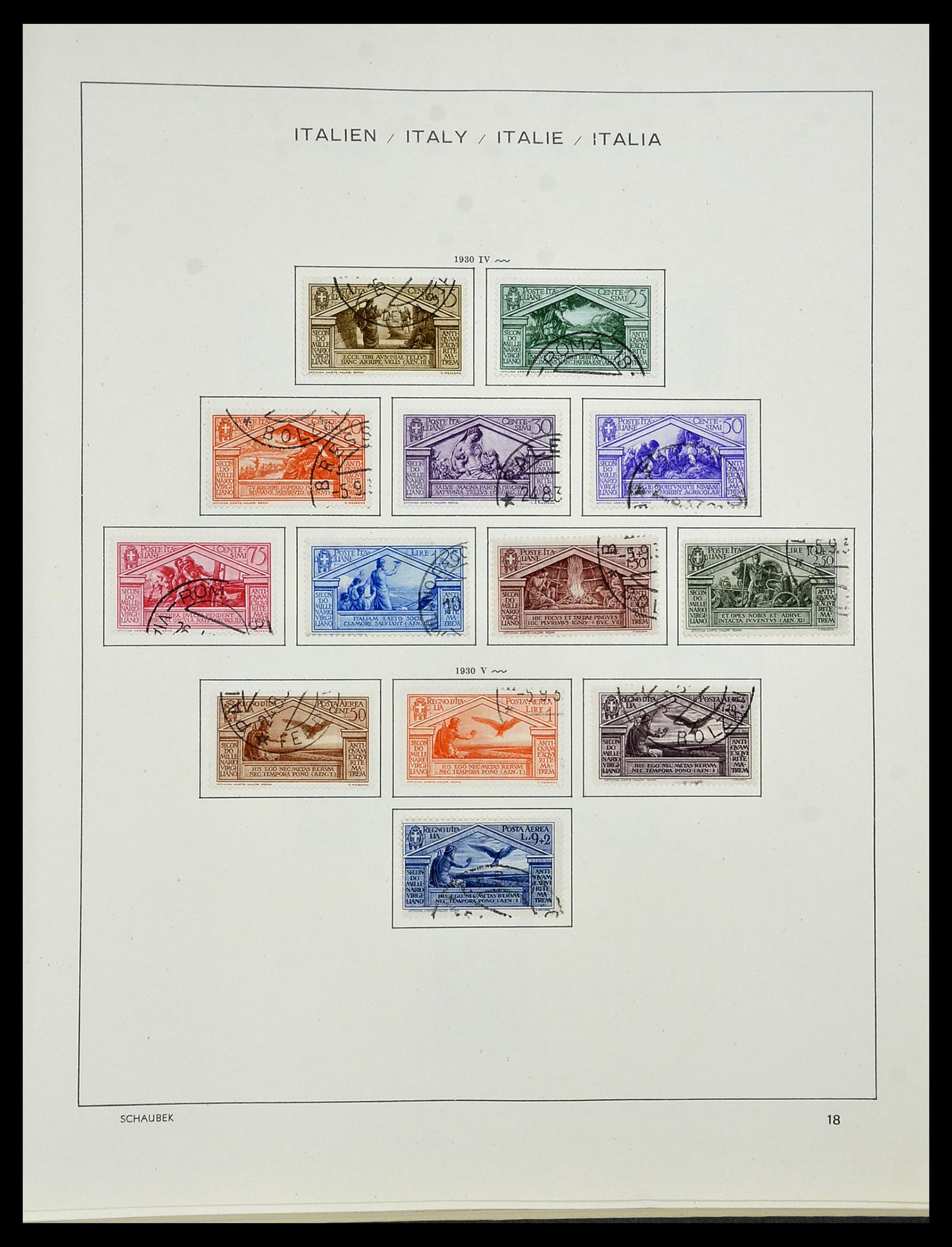 34420 020 - Stamp Collection 34420 Italy 1863-2001.