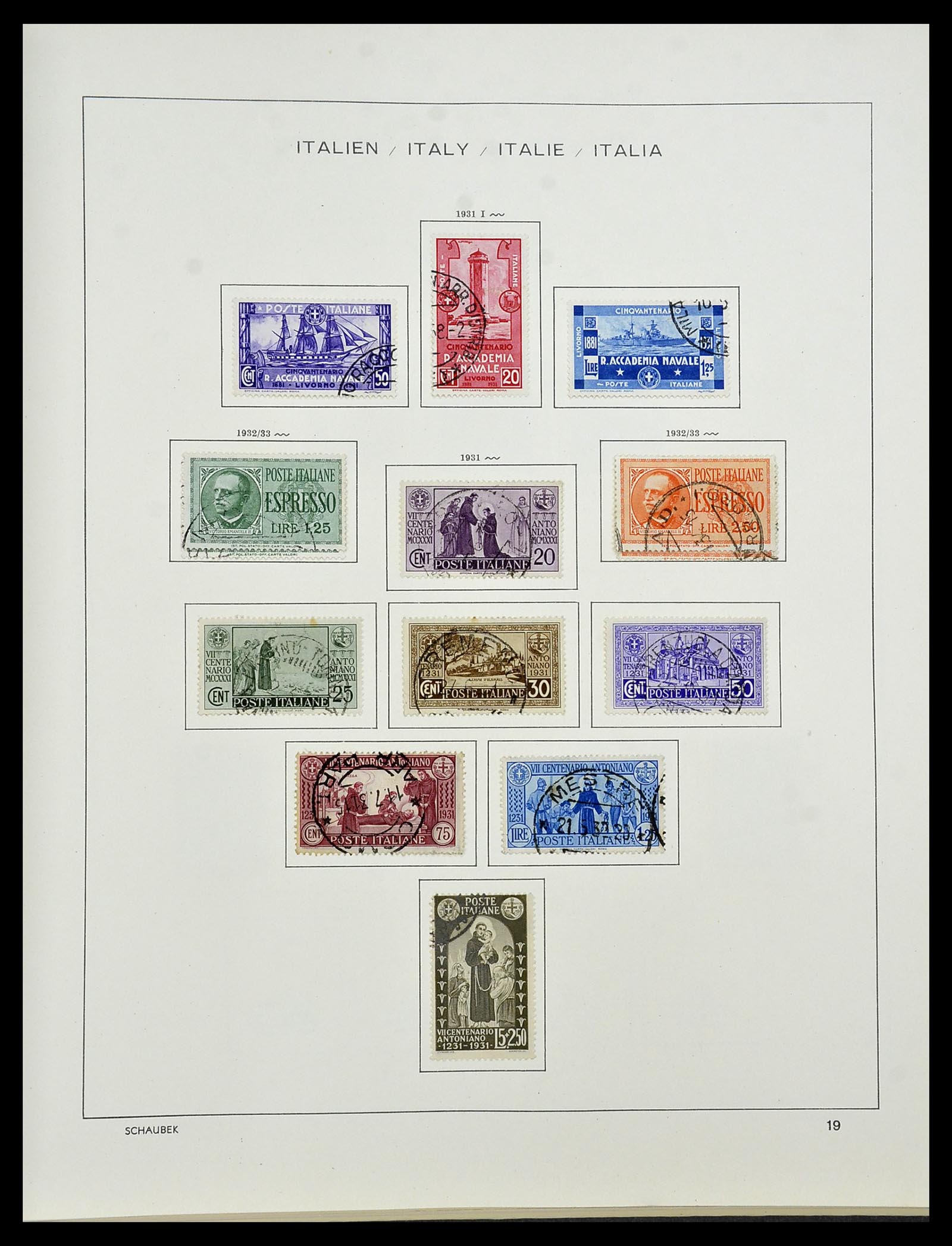34420 021 - Postzegelverzameling 34420 Italië 1863-2001.