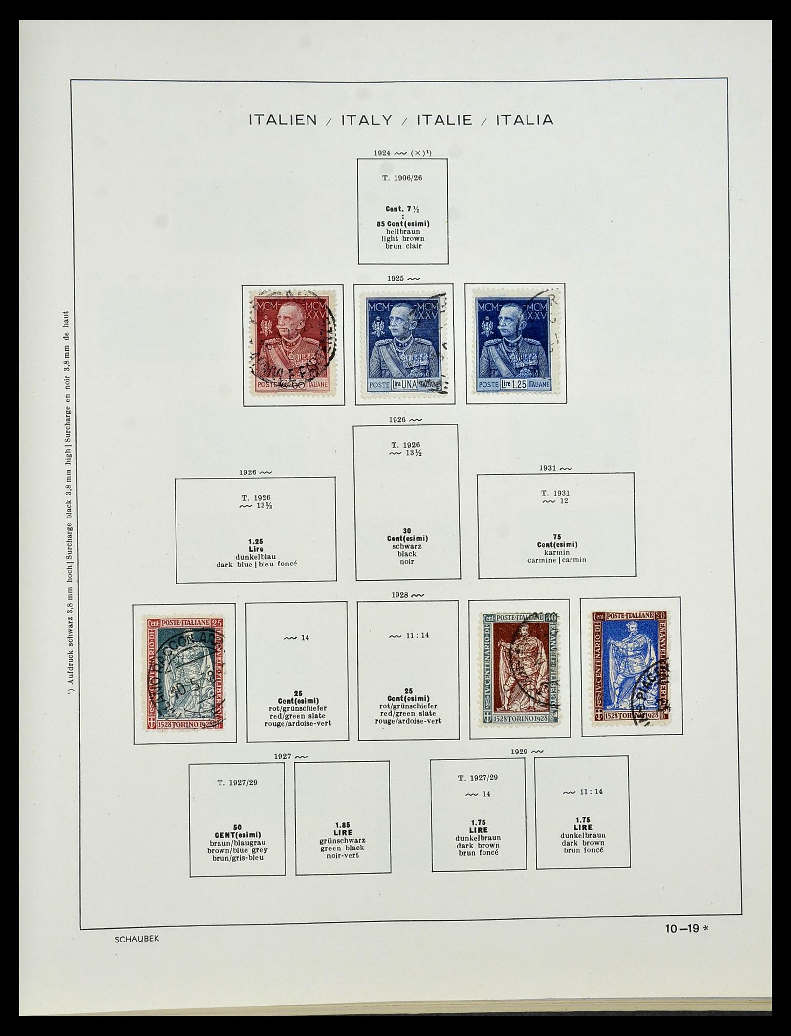 34420 022 - Postzegelverzameling 34420 Italië 1863-2001.