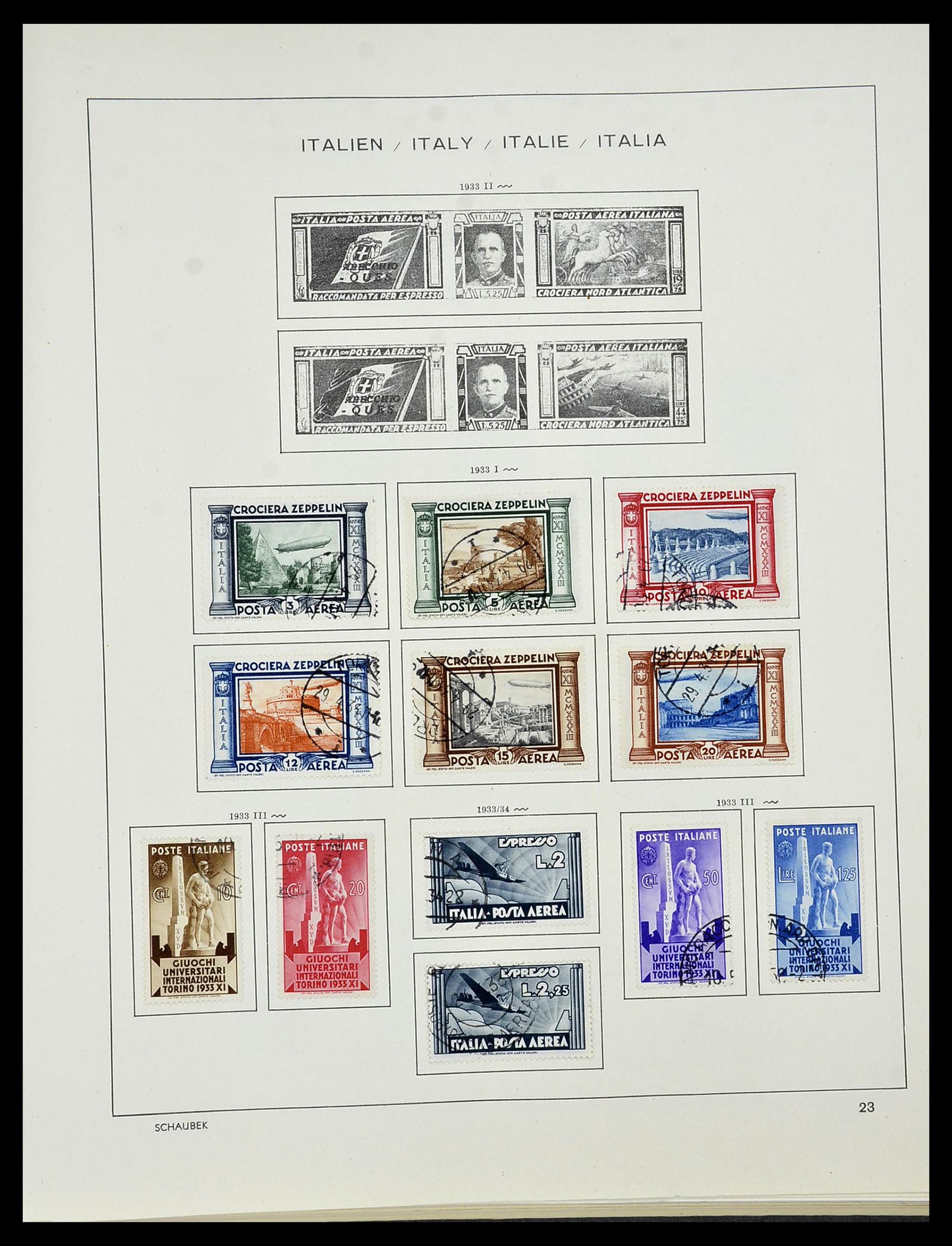 34420 026 - Stamp Collection 34420 Italy 1863-2001.