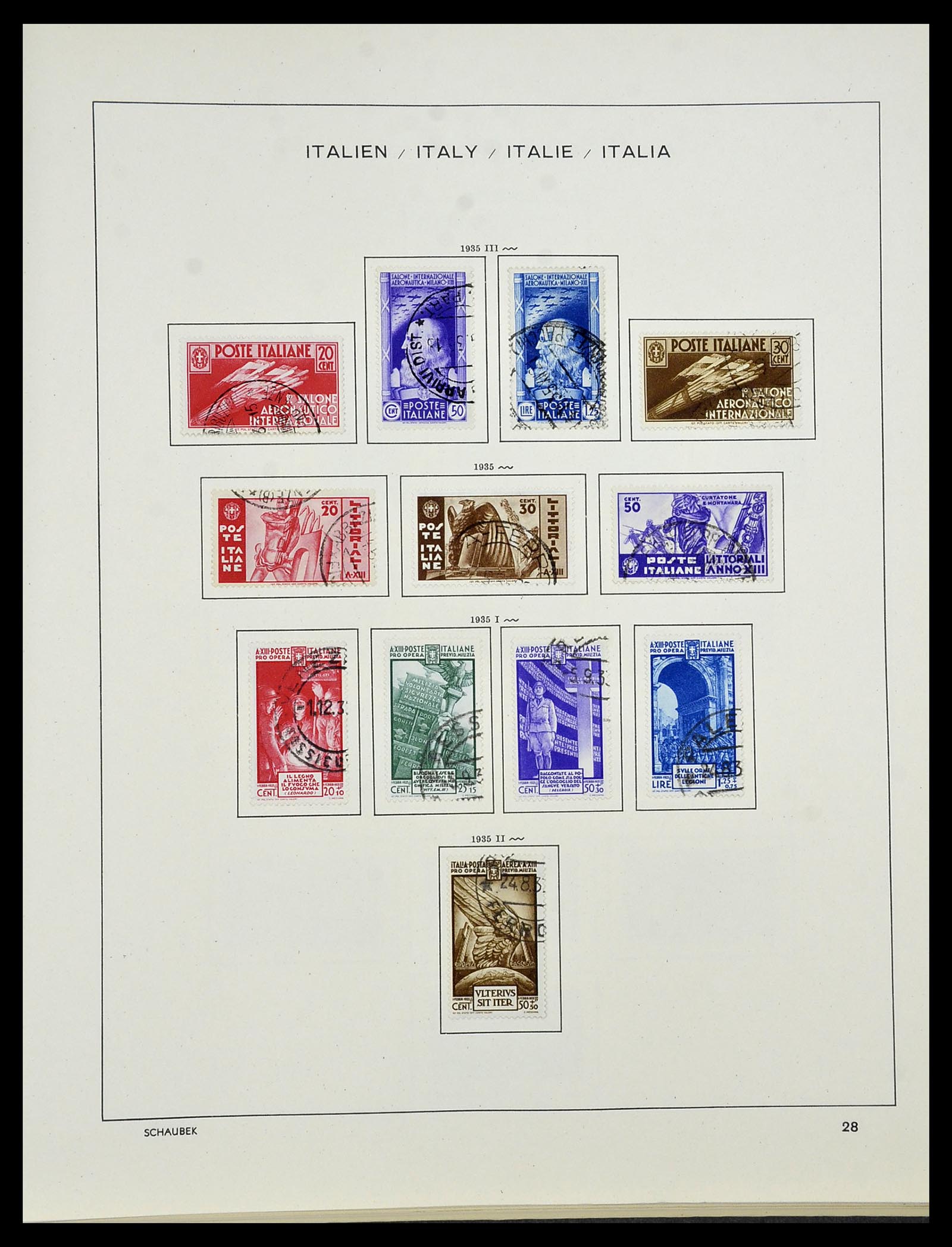 34420 031 - Postzegelverzameling 34420 Italië 1863-2001.