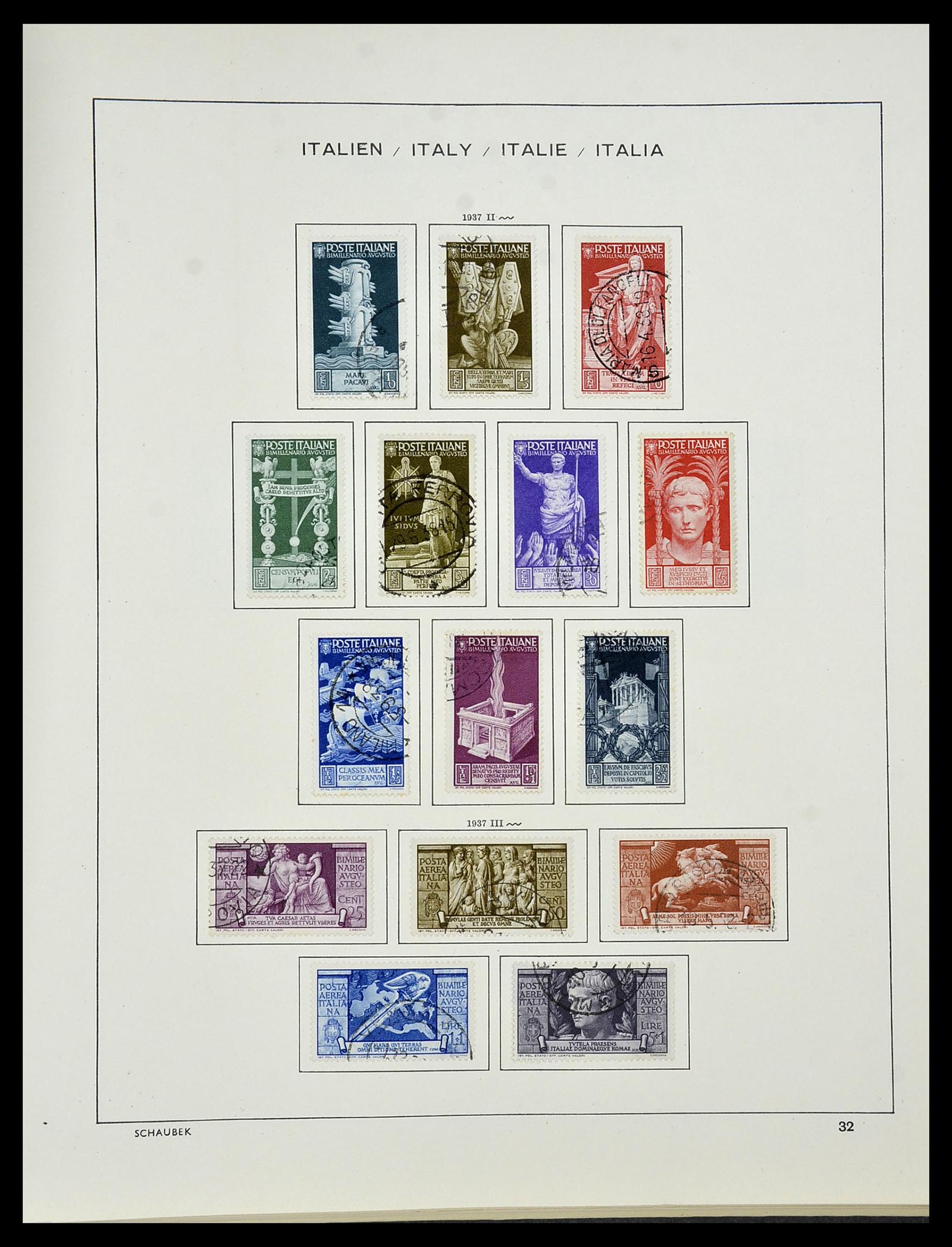 34420 035 - Postzegelverzameling 34420 Italië 1863-2001.