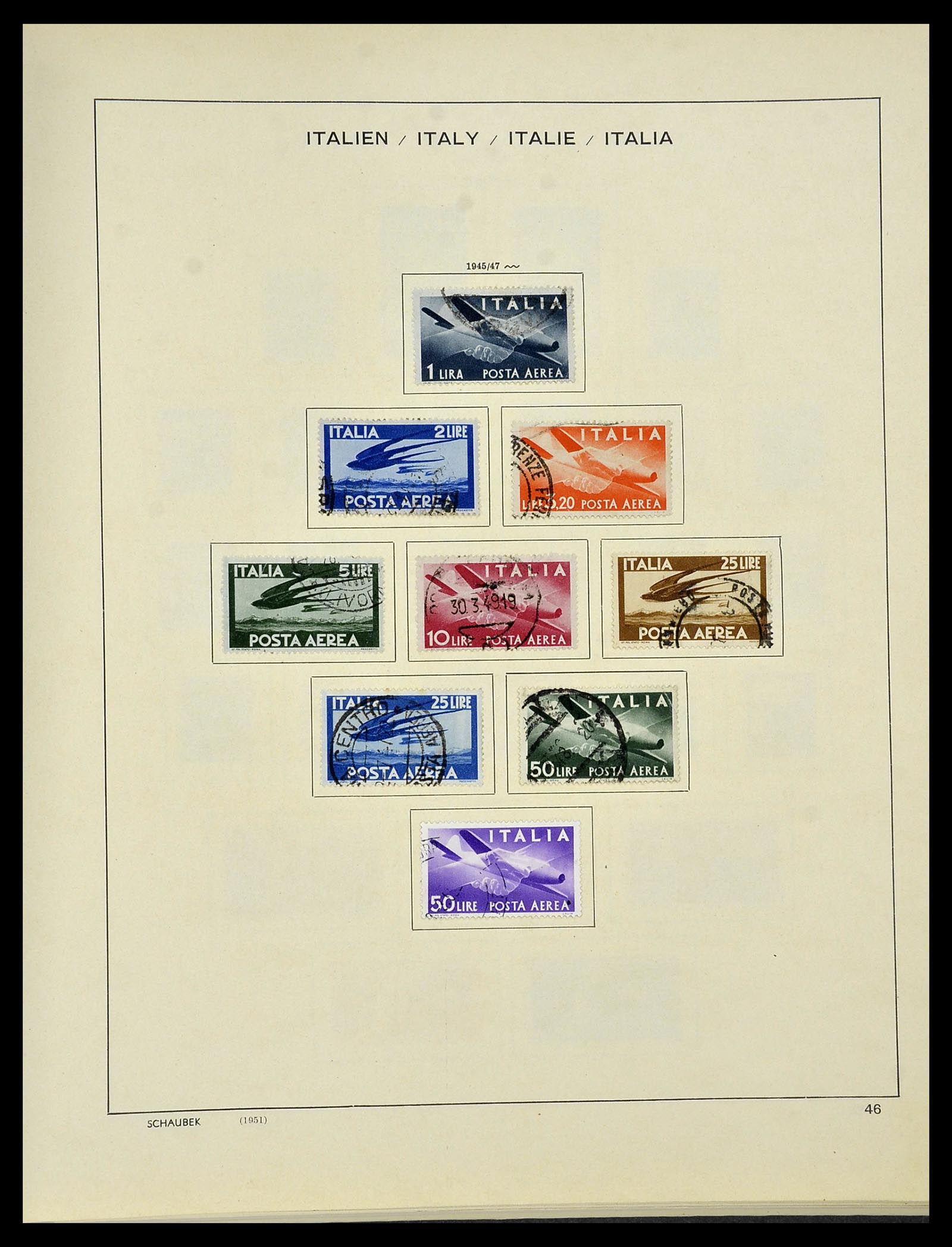 34420 046 - Postzegelverzameling 34420 Italië 1863-2001.