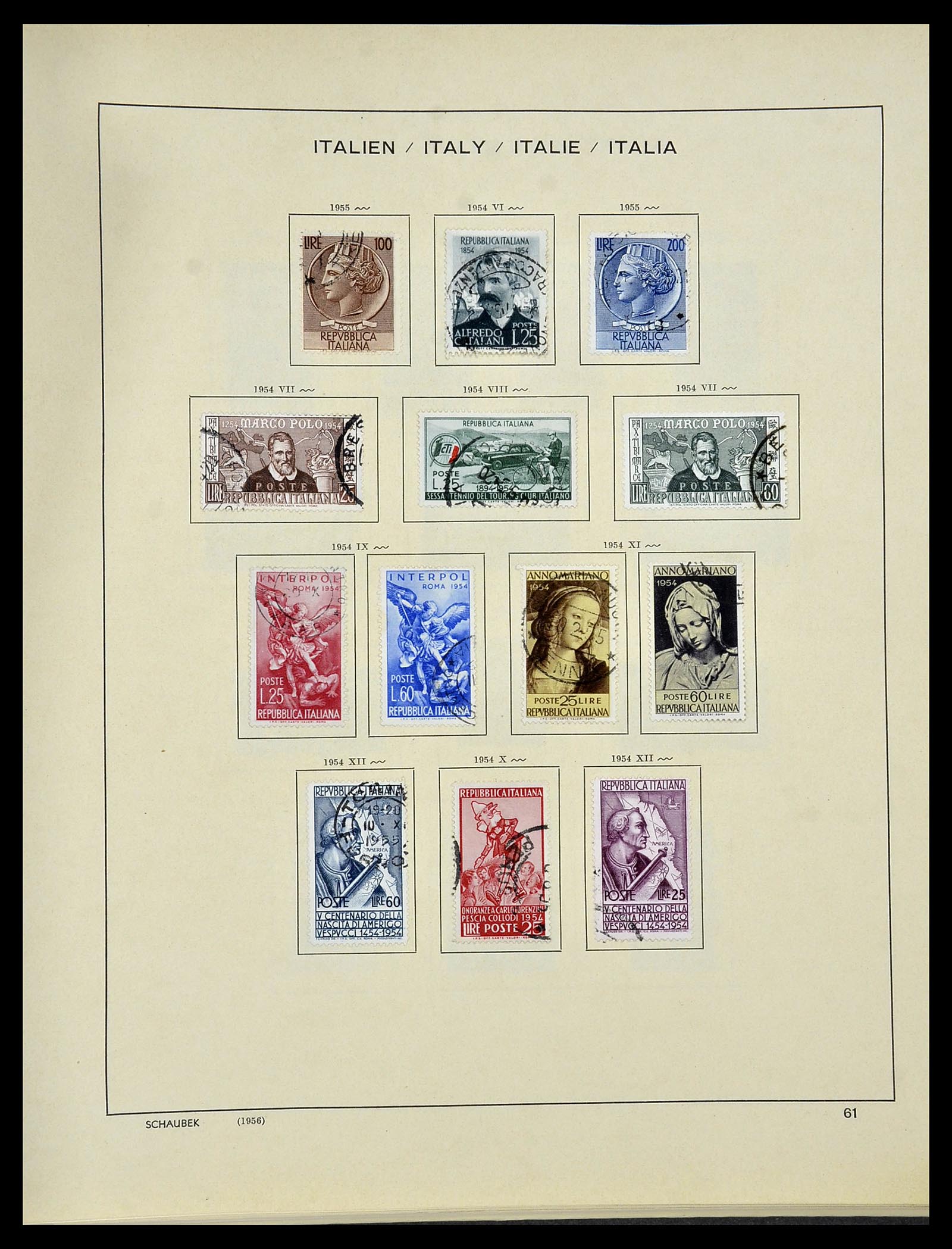 34420 060 - Postzegelverzameling 34420 Italië 1863-2001.