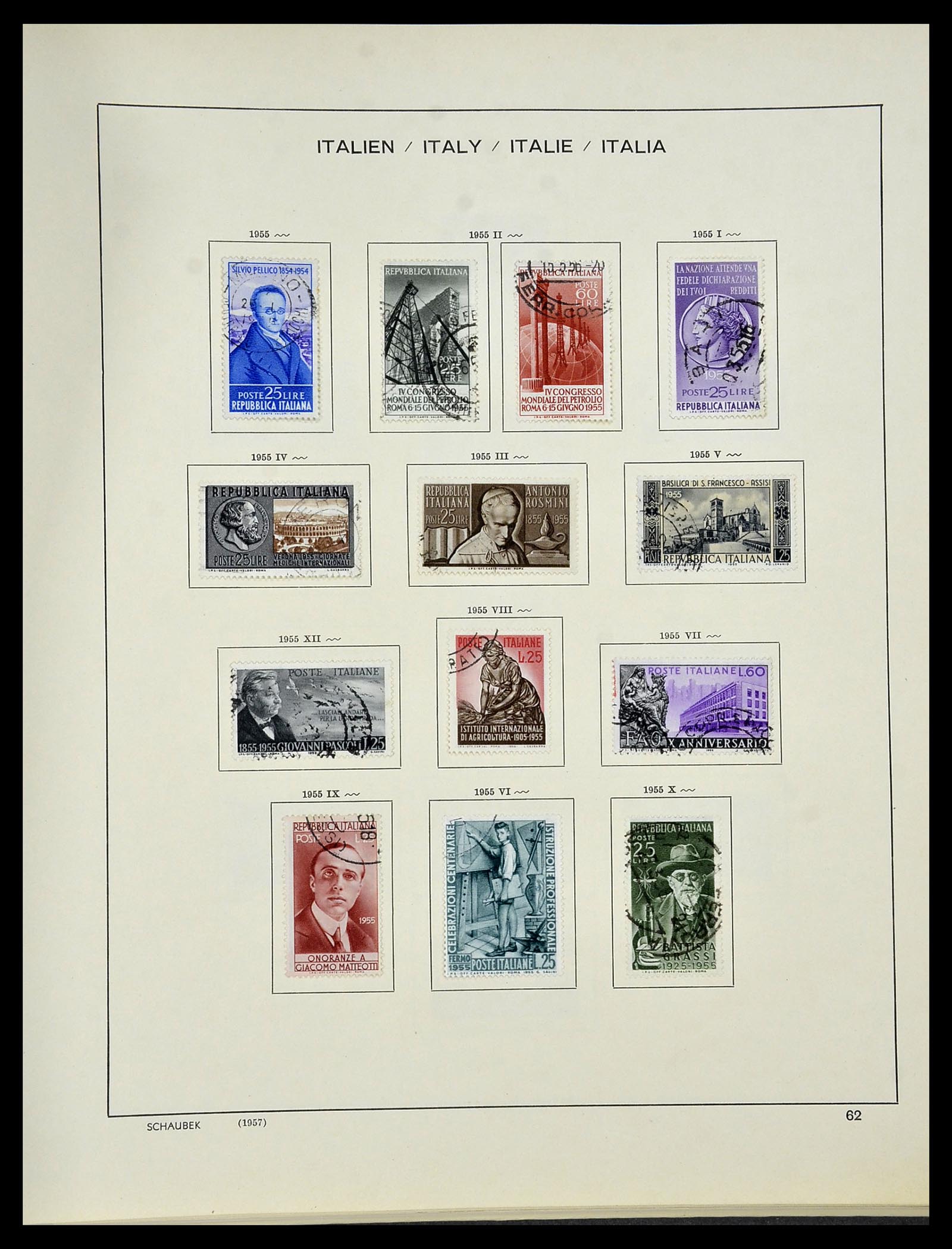 34420 061 - Postzegelverzameling 34420 Italië 1863-2001.