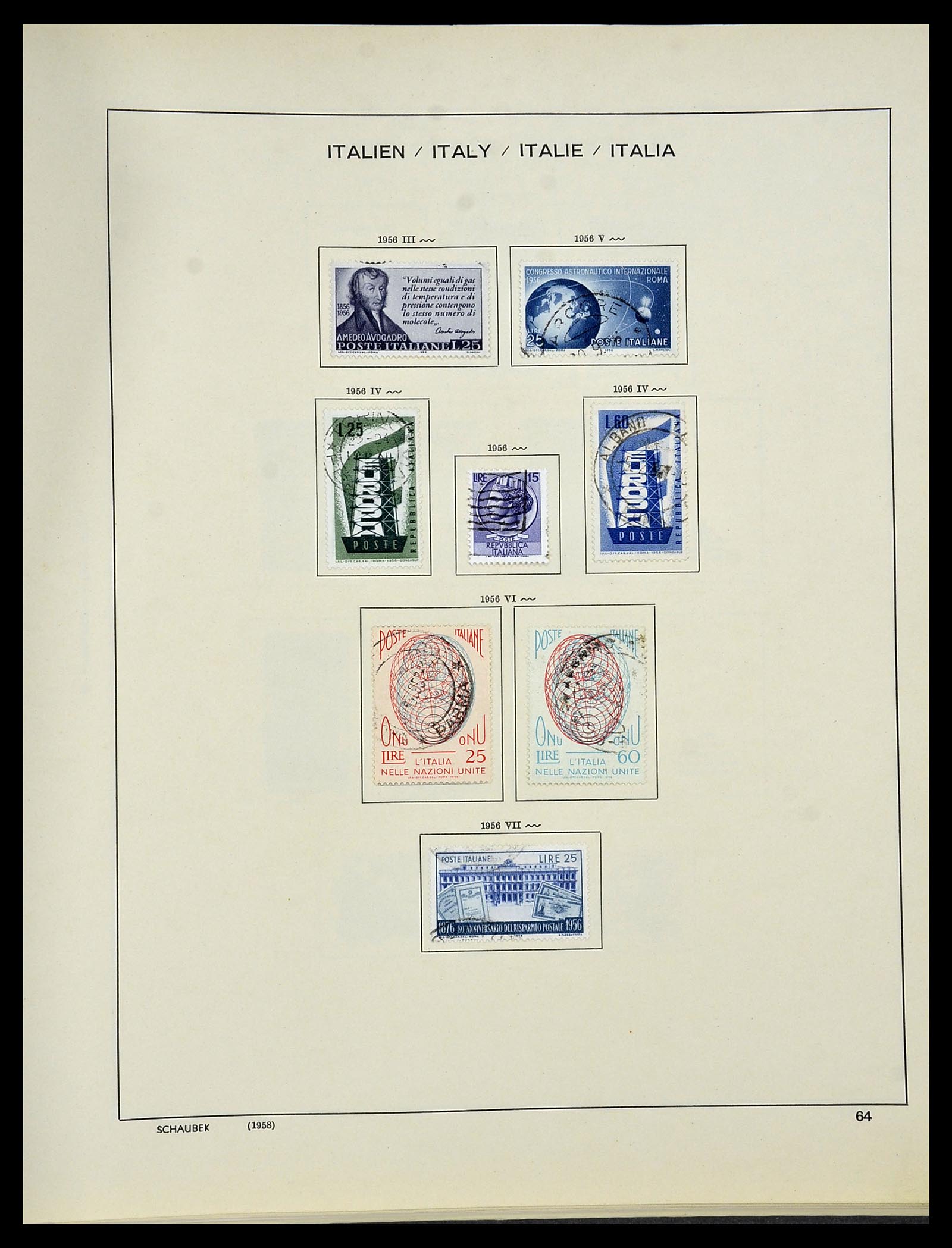 34420 063 - Postzegelverzameling 34420 Italië 1863-2001.