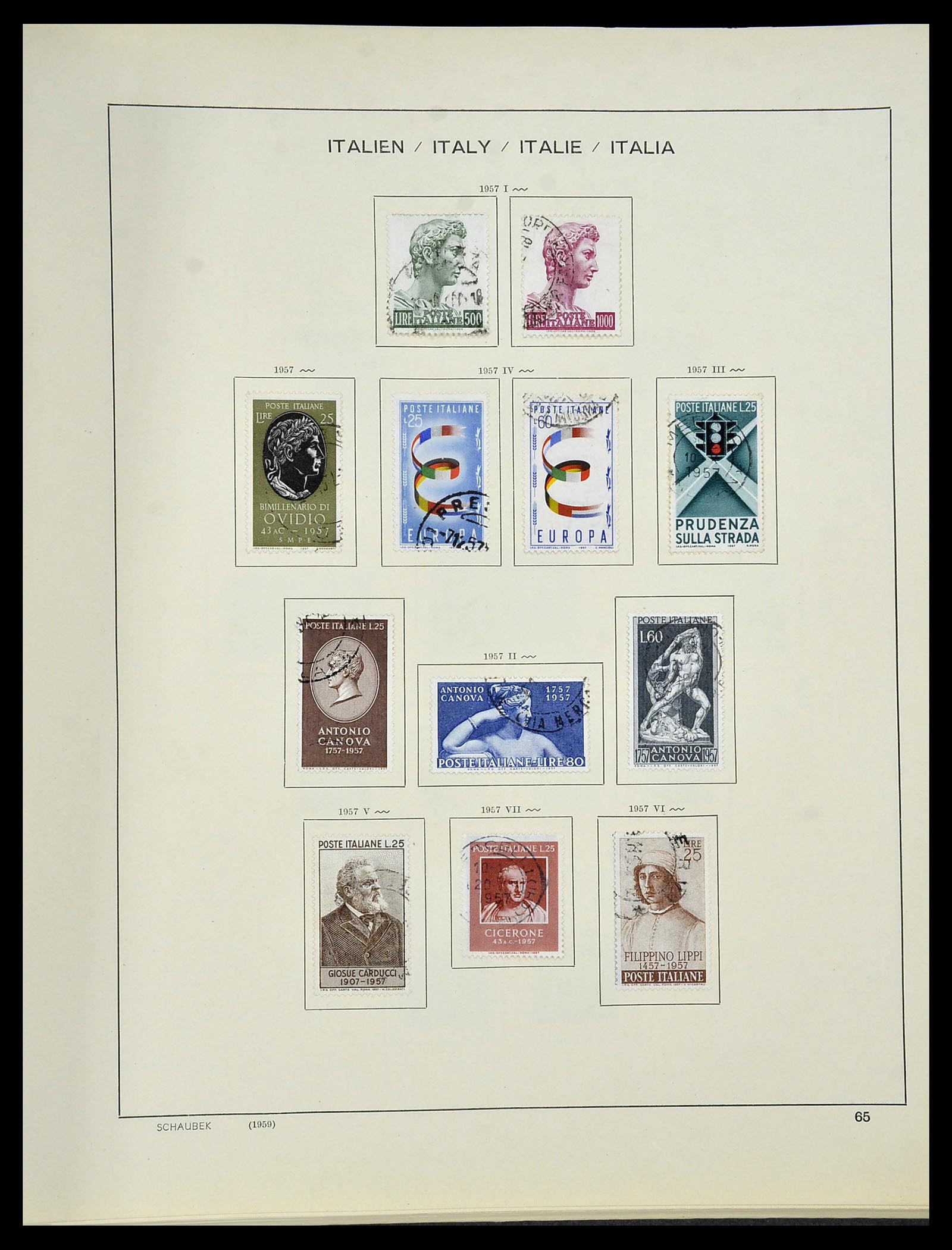 34420 066 - Stamp Collection 34420 Italy 1863-2001.