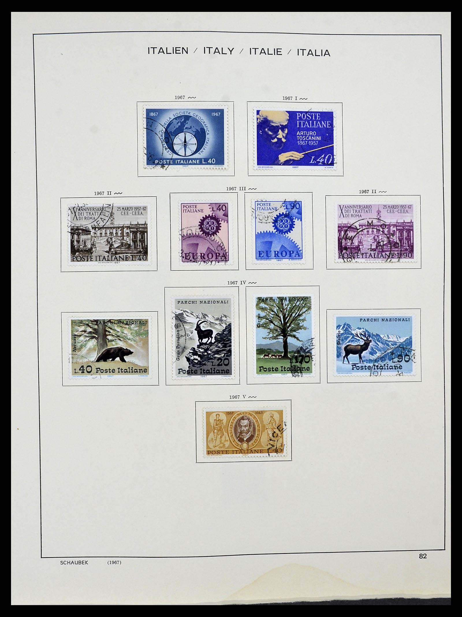 34420 083 - Stamp Collection 34420 Italy 1863-2001.
