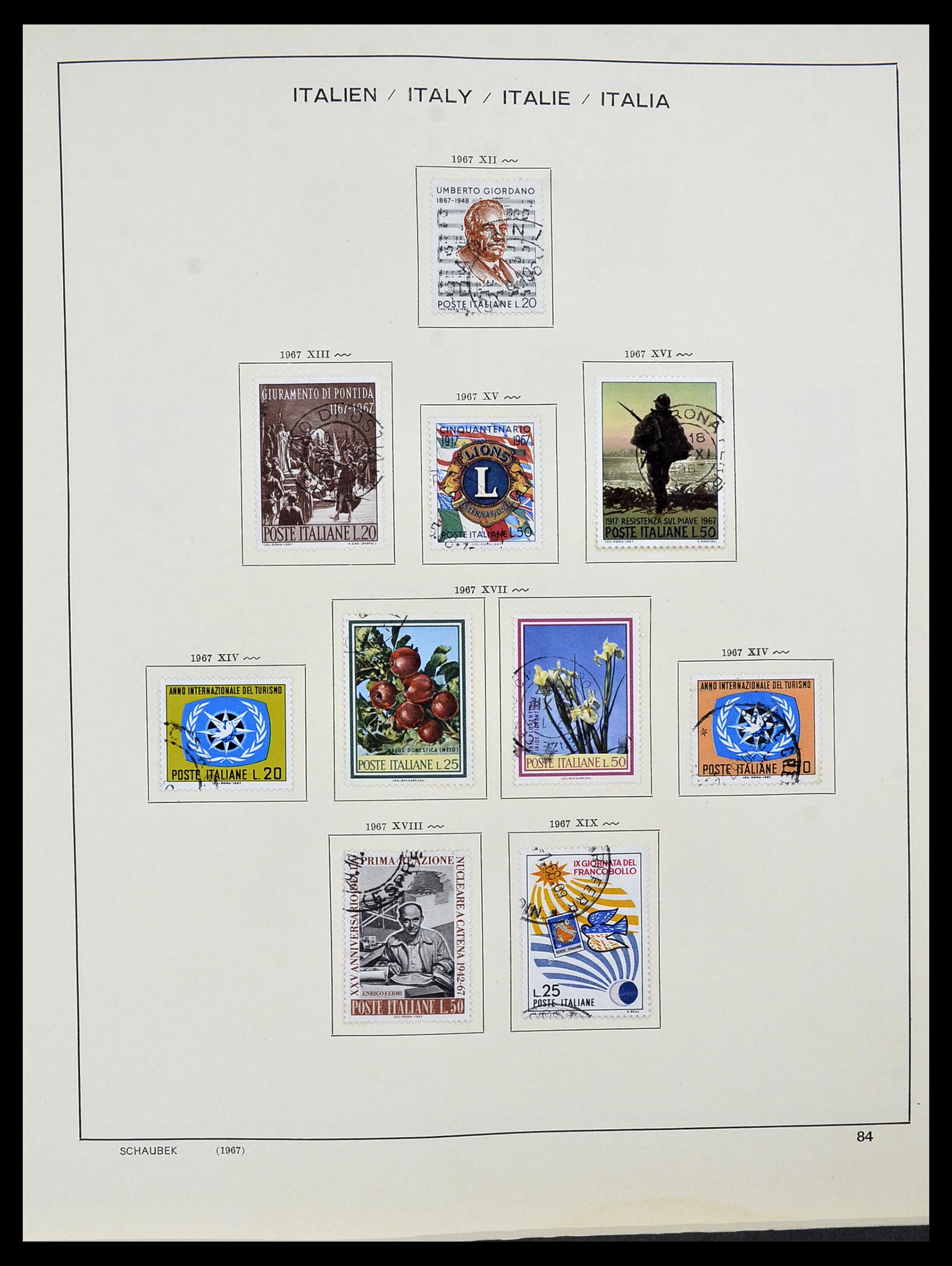 34420 085 - Postzegelverzameling 34420 Italië 1863-2001.
