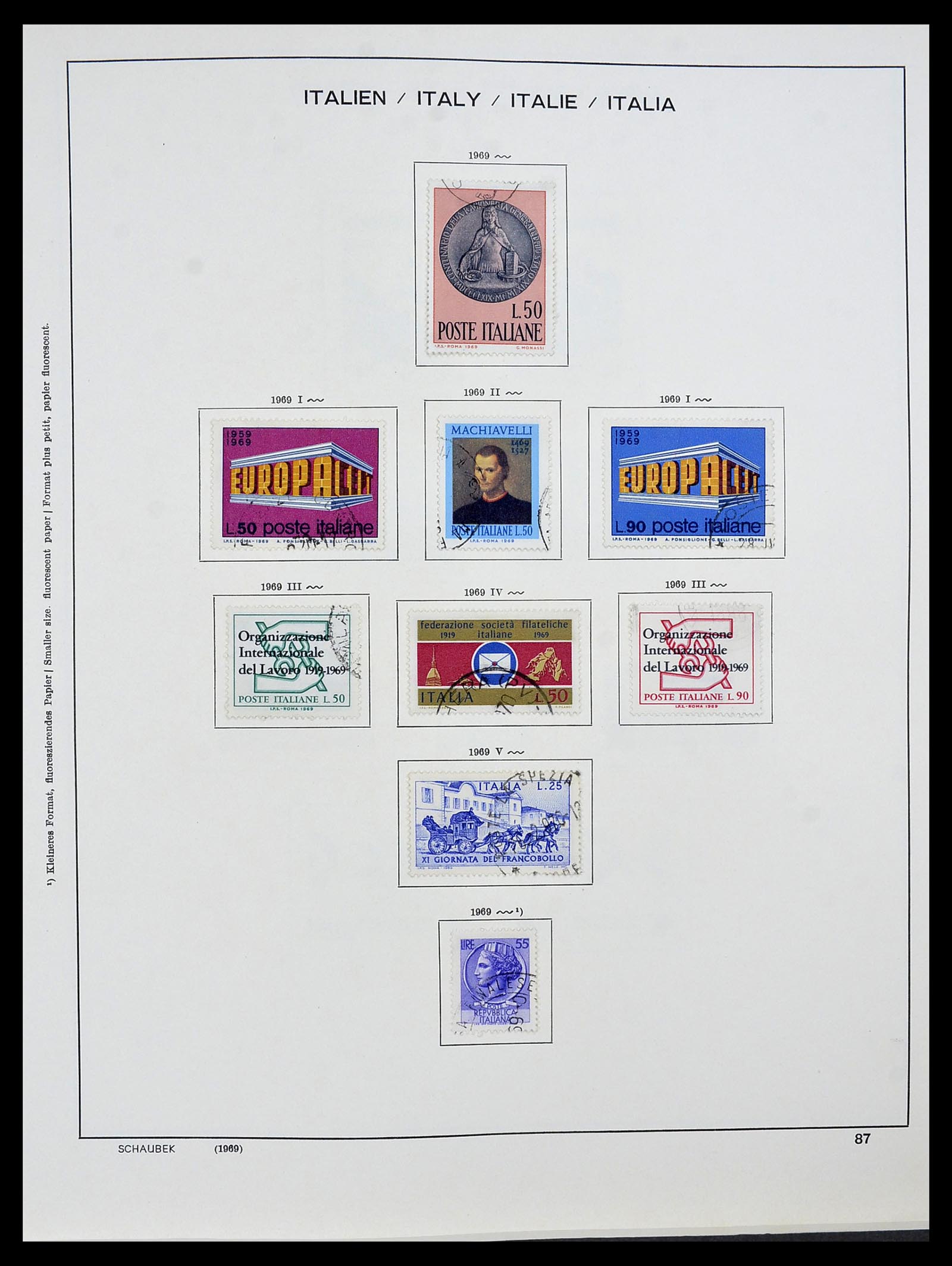 34420 088 - Postzegelverzameling 34420 Italië 1863-2001.