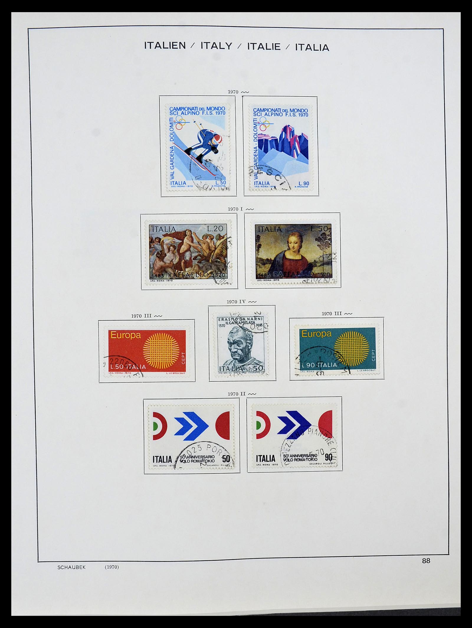 34420 089 - Postzegelverzameling 34420 Italië 1863-2001.