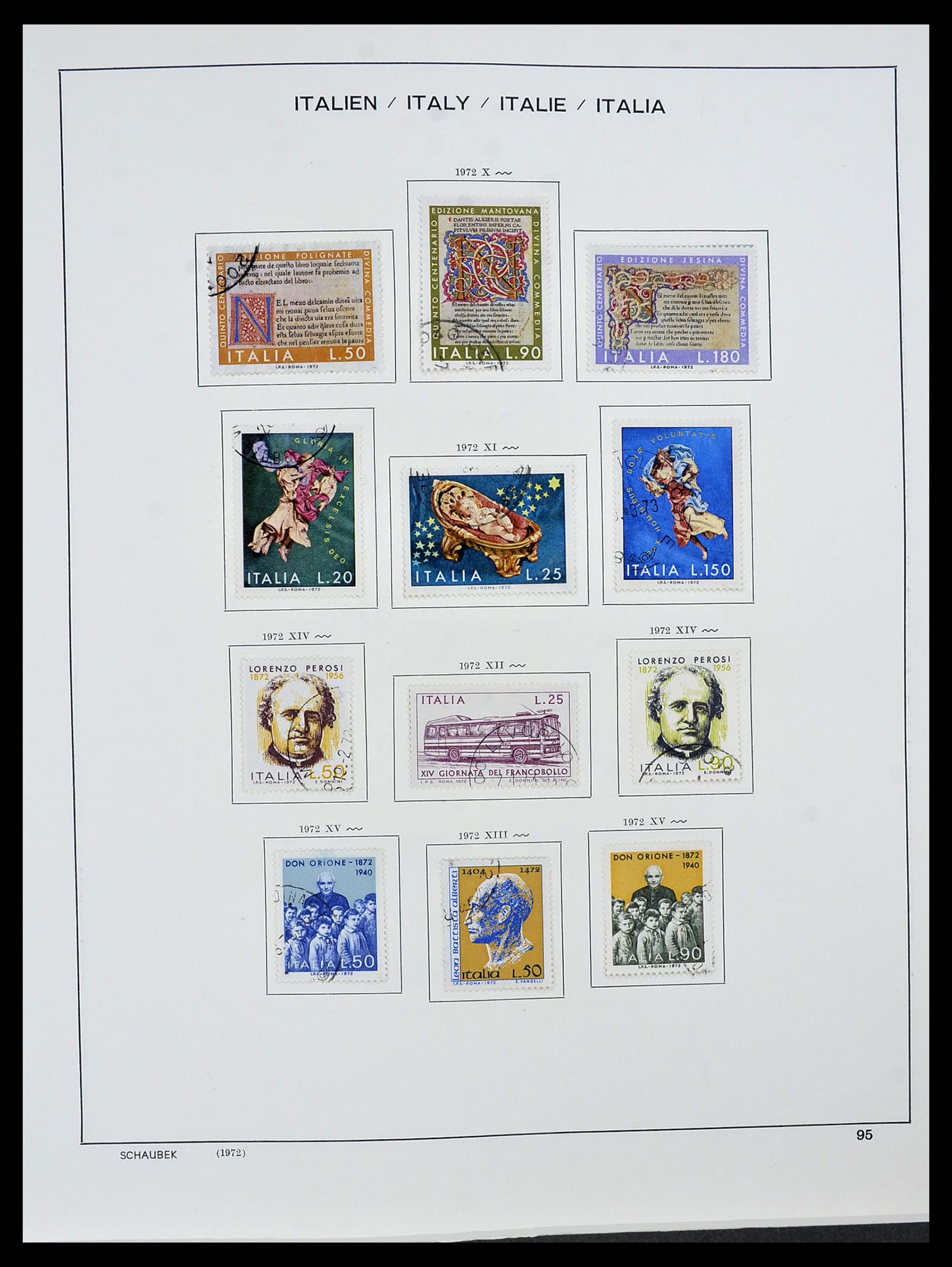 34420 097 - Postzegelverzameling 34420 Italië 1863-2001.