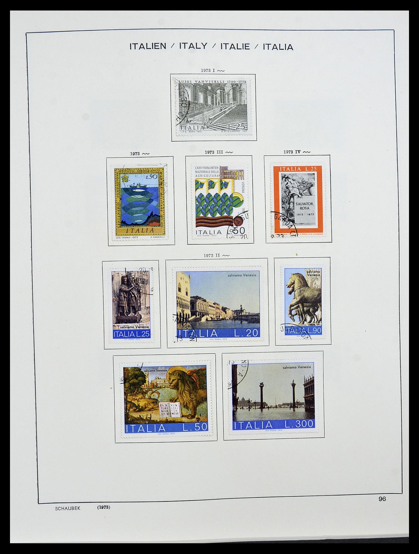 34420 098 - Stamp Collection 34420 Italy 1863-2001.