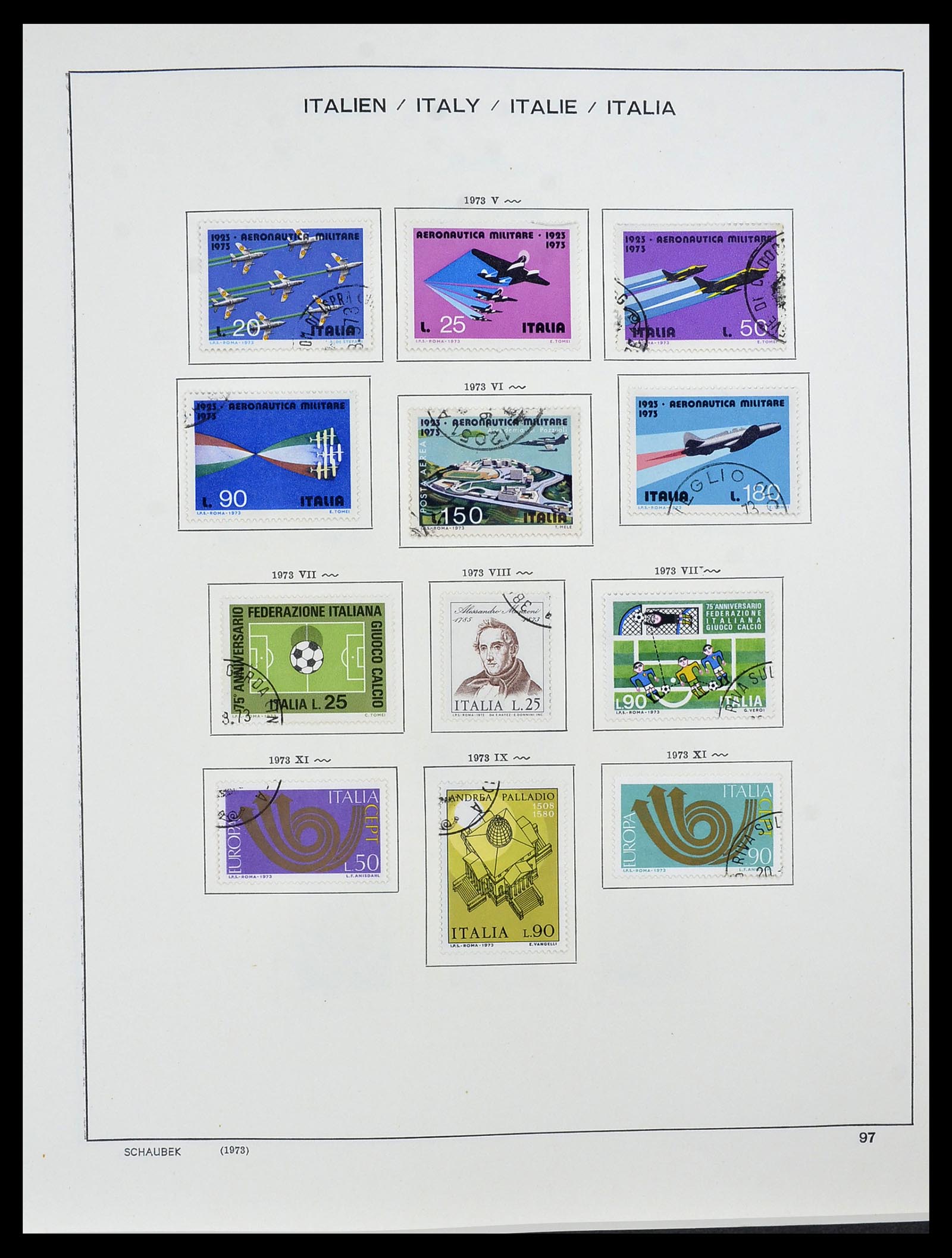 34420 099 - Postzegelverzameling 34420 Italië 1863-2001.