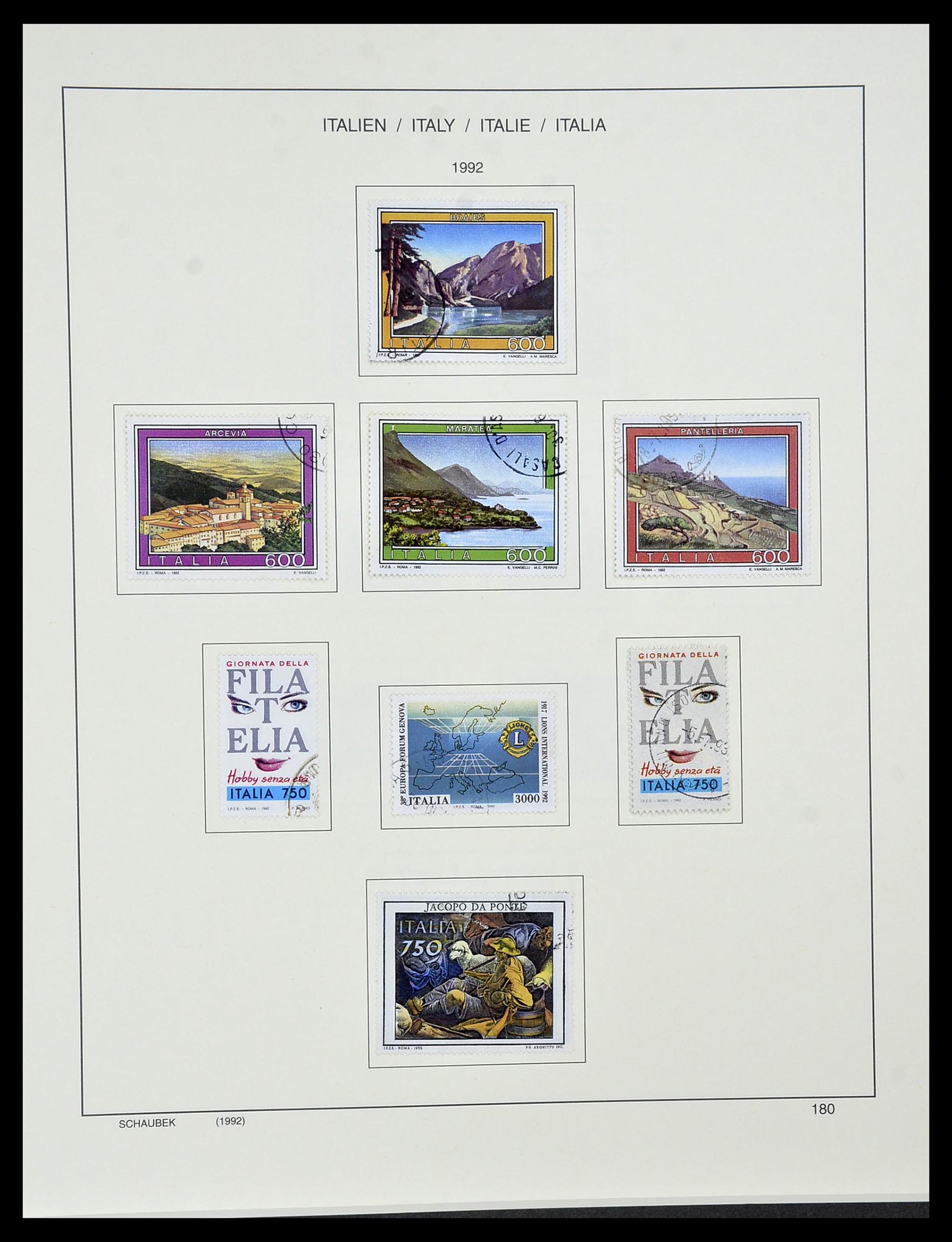 34420 182 - Postzegelverzameling 34420 Italië 1863-2001.
