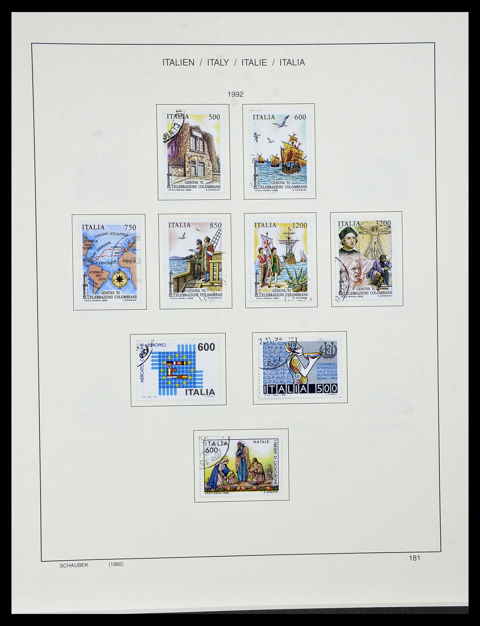 34420 183 - Postzegelverzameling 34420 Italië 1863-2001.