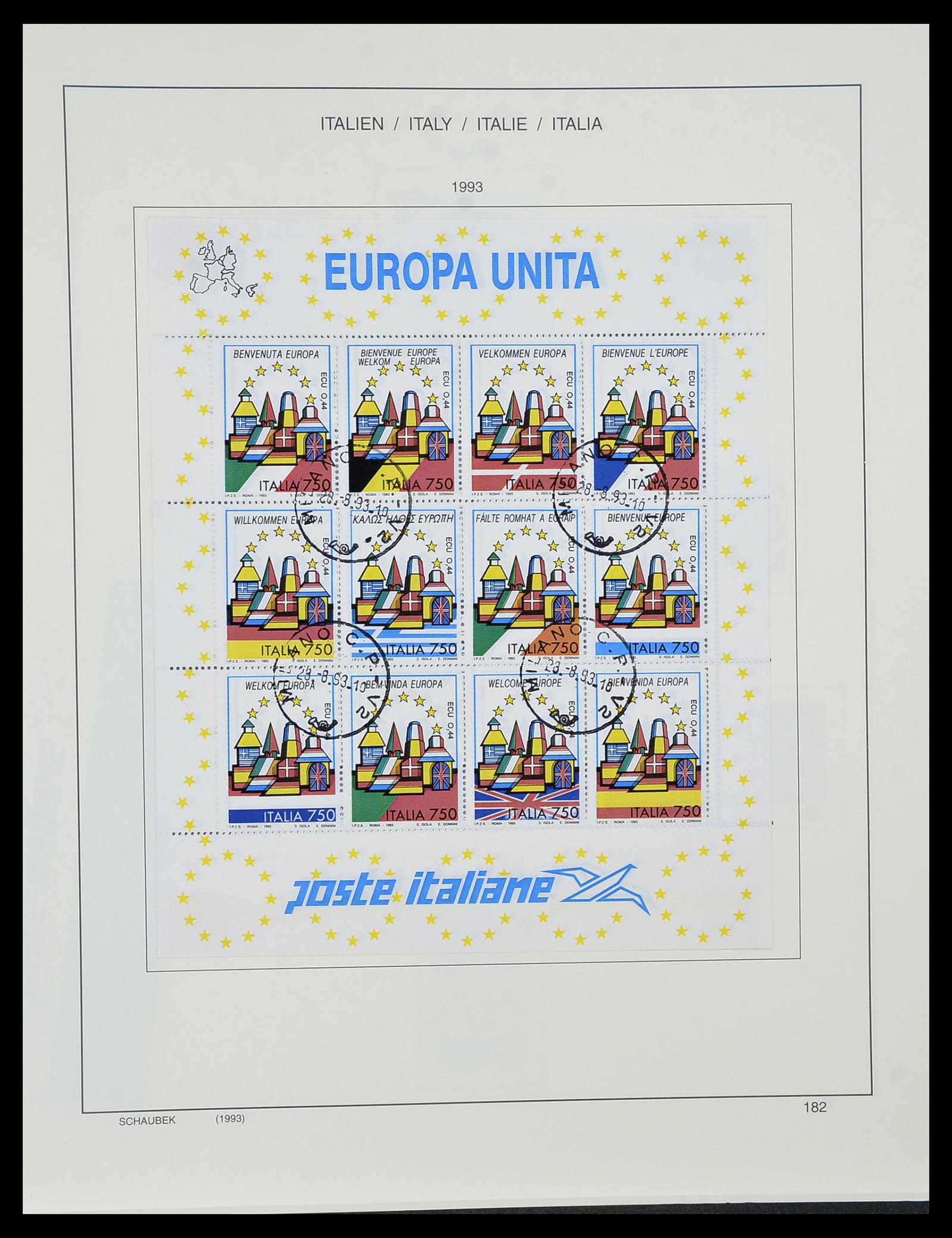 34420 185 - Postzegelverzameling 34420 Italië 1863-2001.