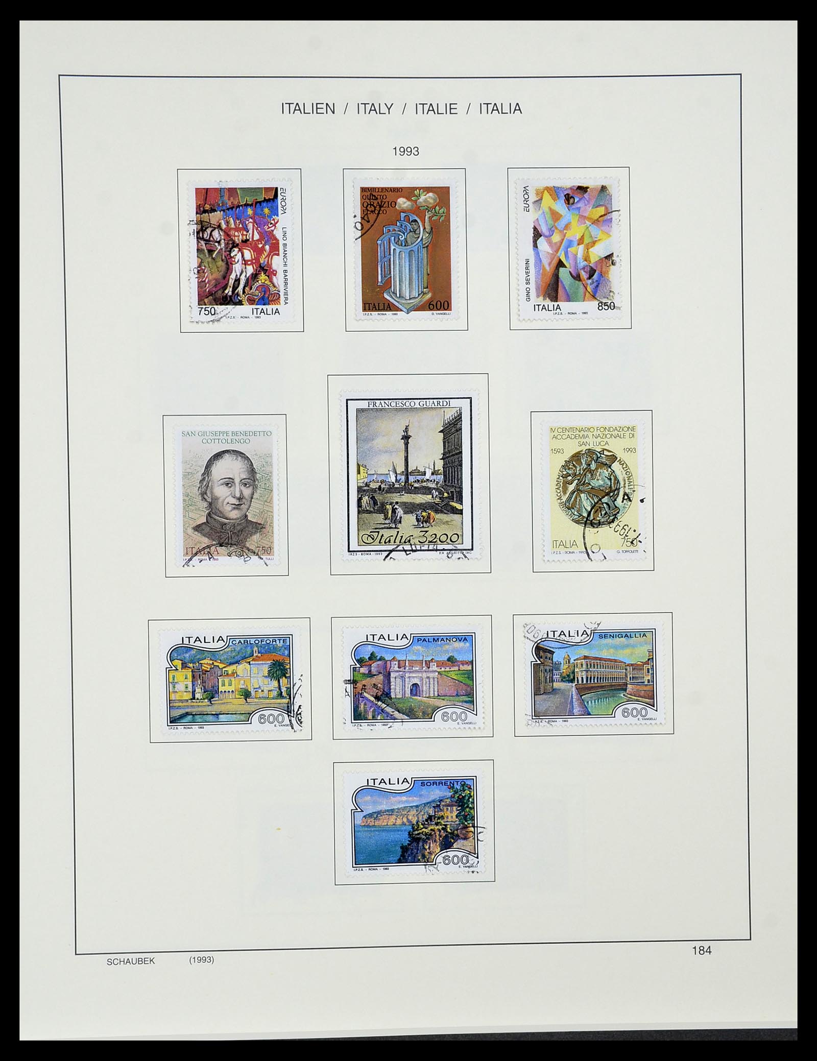 34420 187 - Postzegelverzameling 34420 Italië 1863-2001.