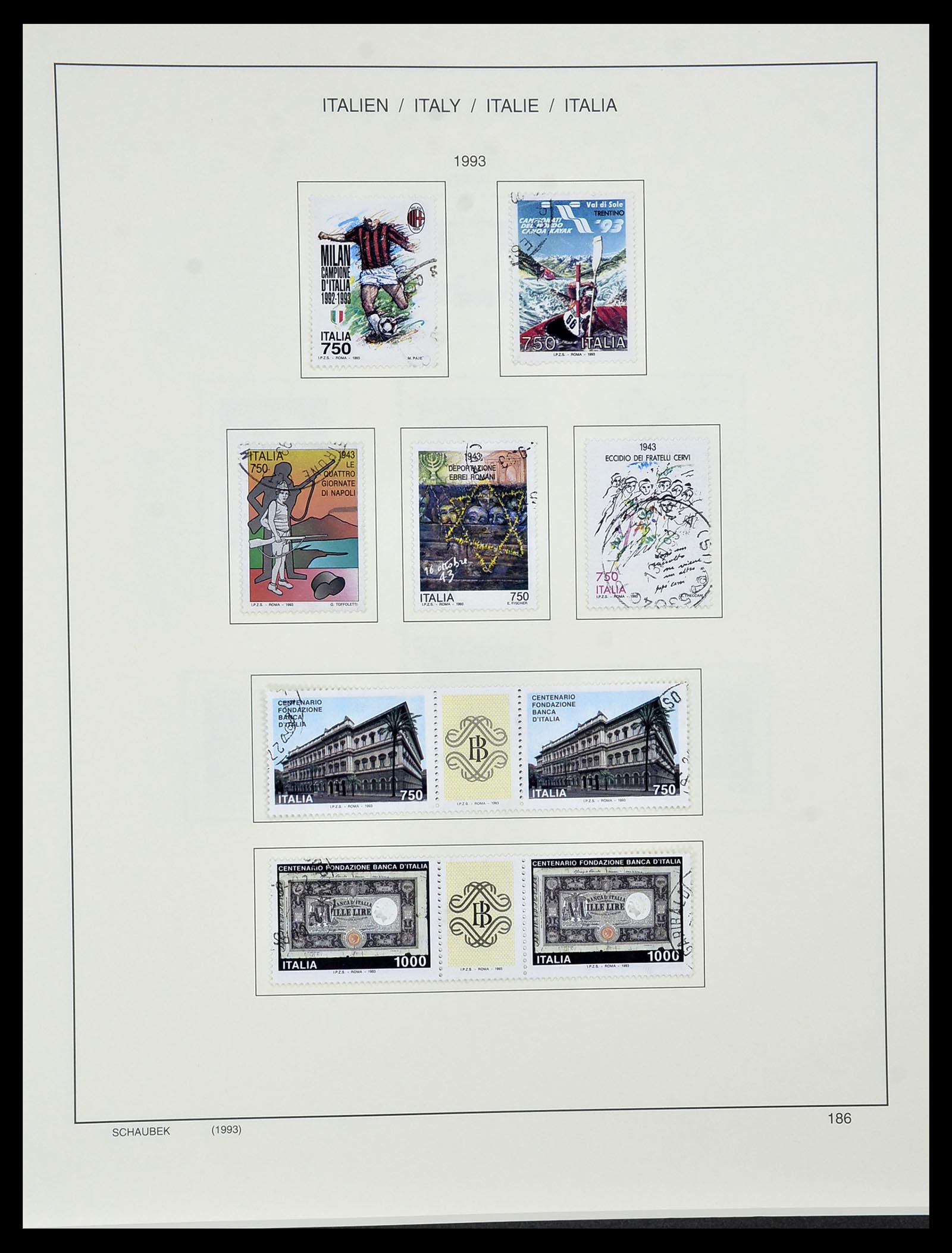 34420 189 - Postzegelverzameling 34420 Italië 1863-2001.