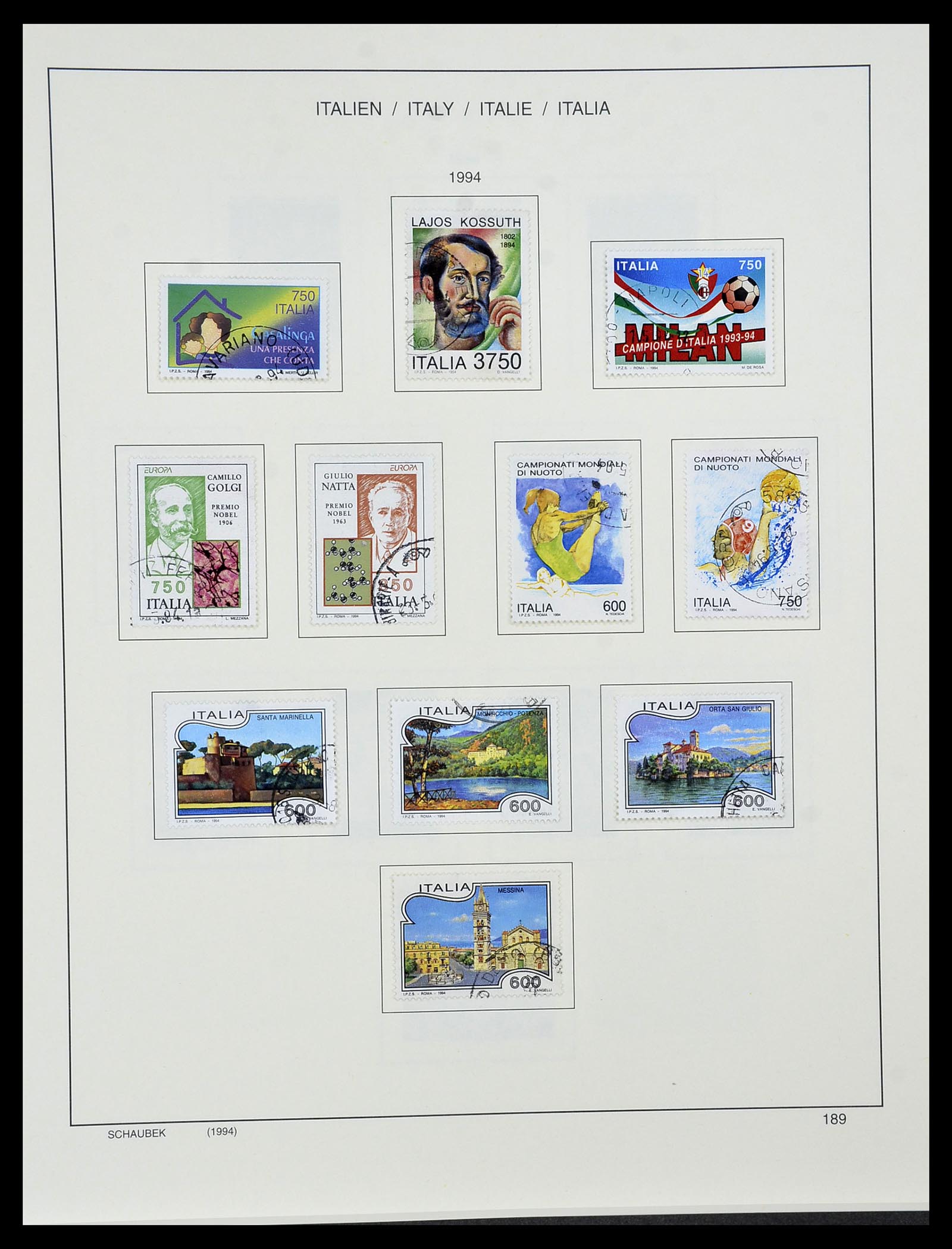 34420 192 - Postzegelverzameling 34420 Italië 1863-2001.
