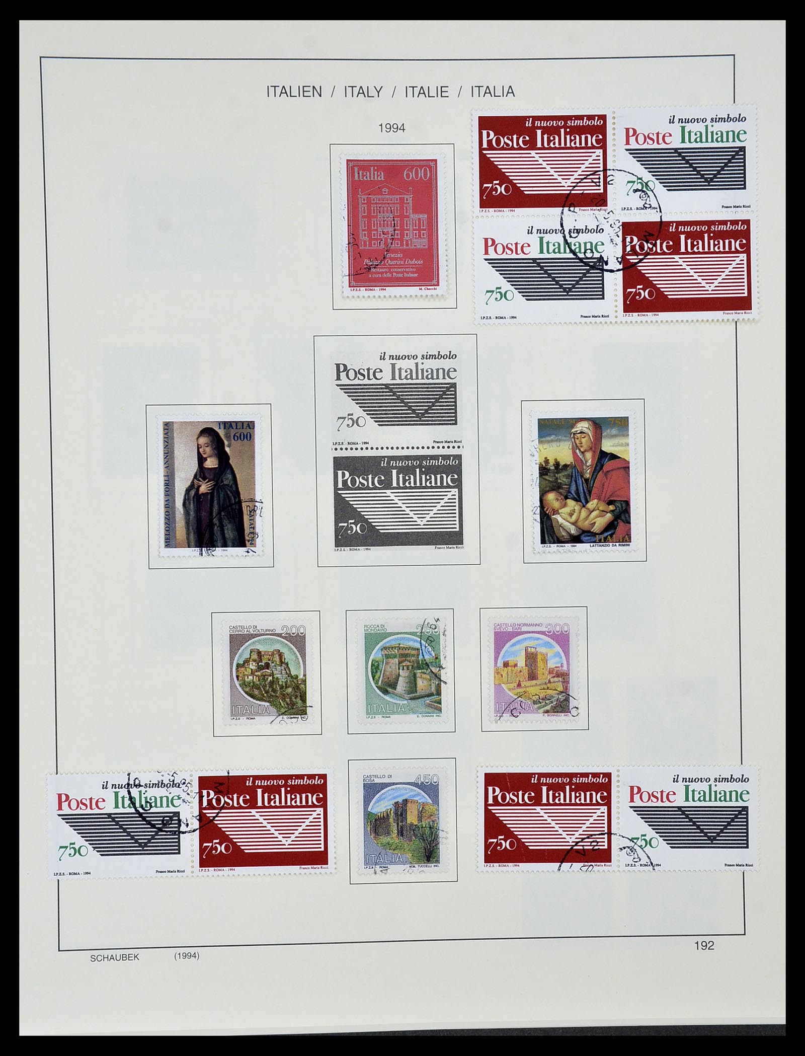 34420 195 - Postzegelverzameling 34420 Italië 1863-2001.